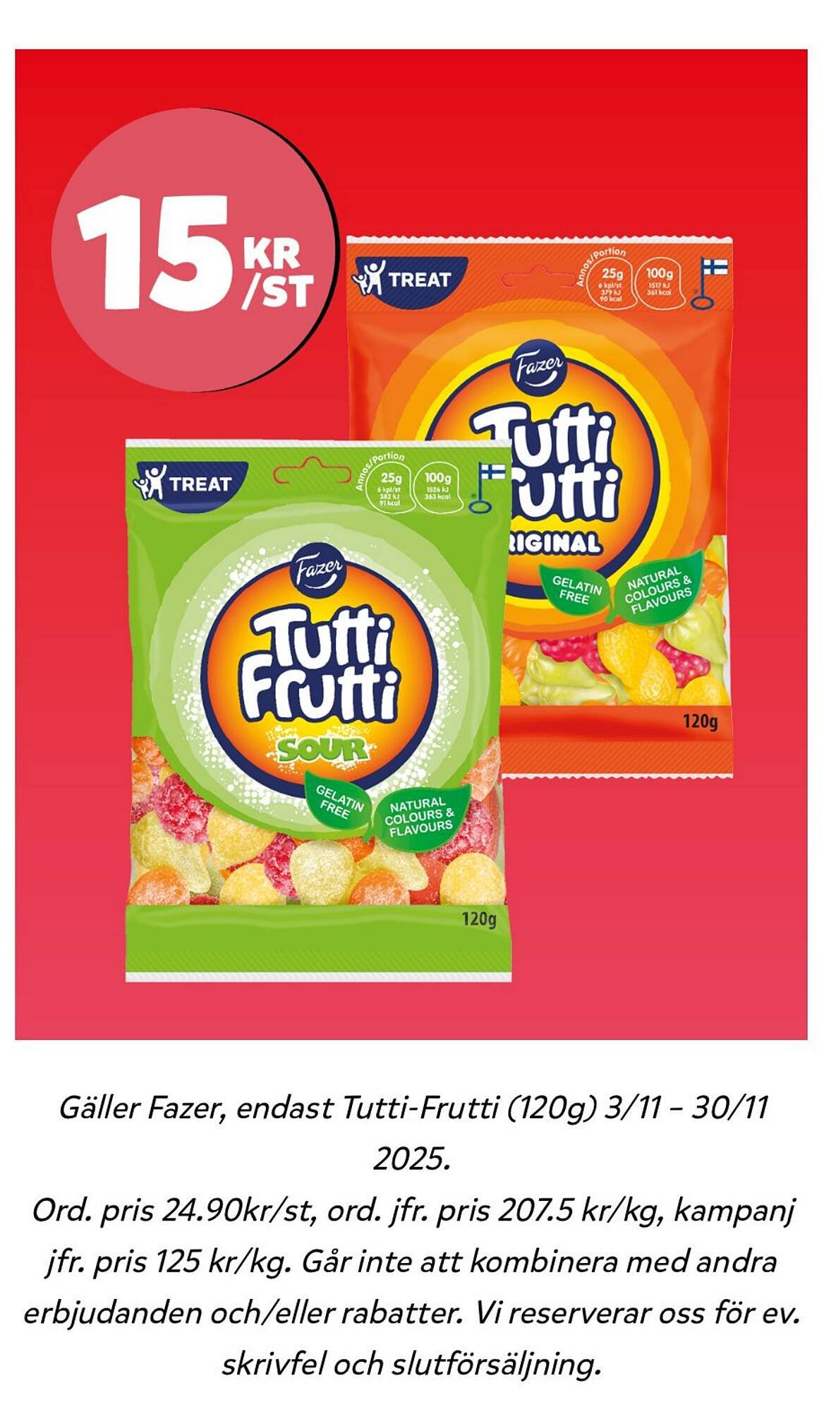 Hemmakväll reklamblad