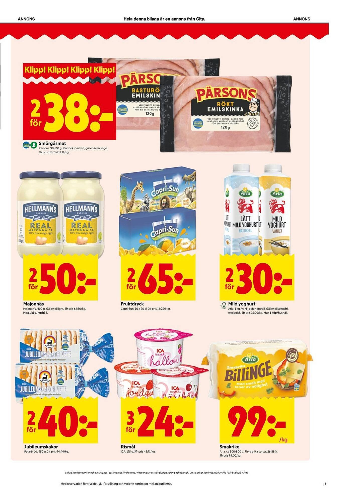ICA Kvantum reklamblad