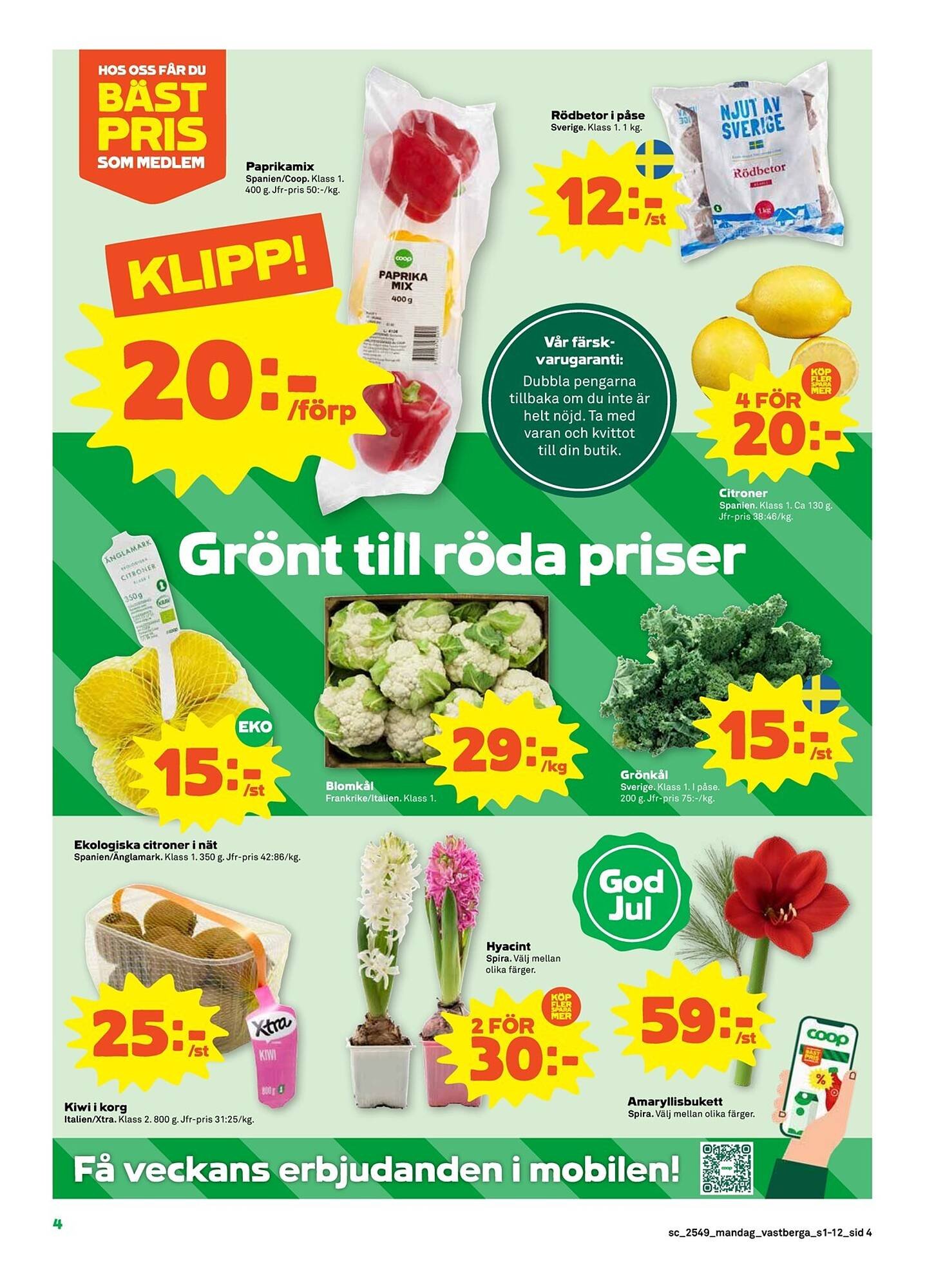 Coop reklamblad (2025-12-01 - 2025-12-07)