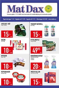 Matdax reklamblad