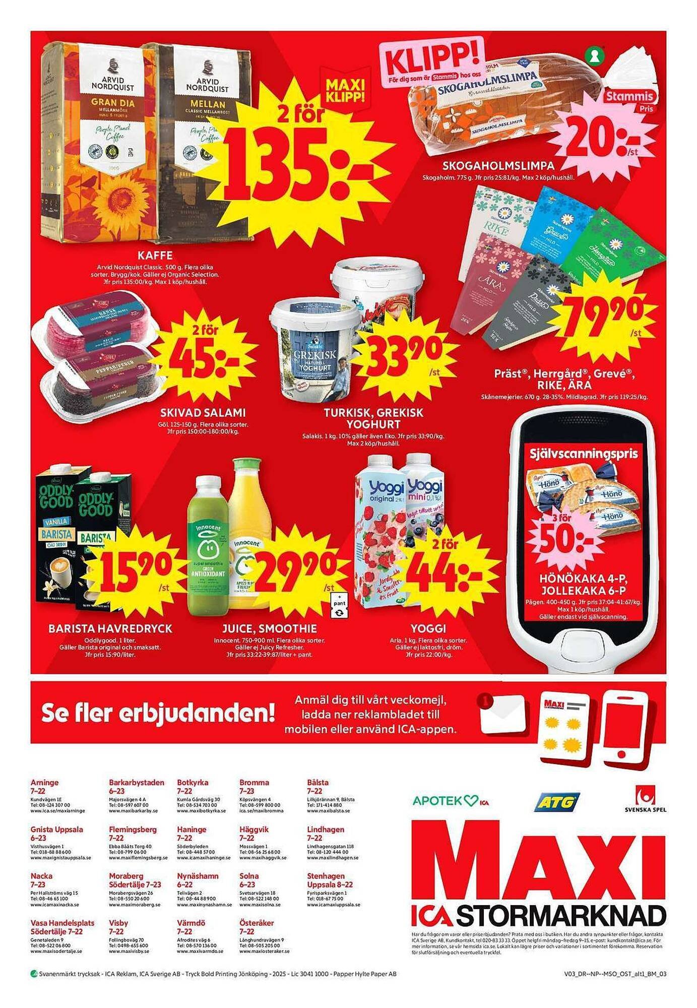 ICA Maxi reklamblad