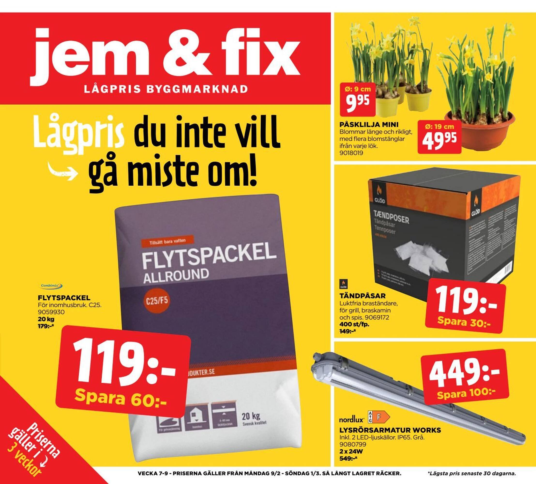 Jem&amp;Fix reklamblad