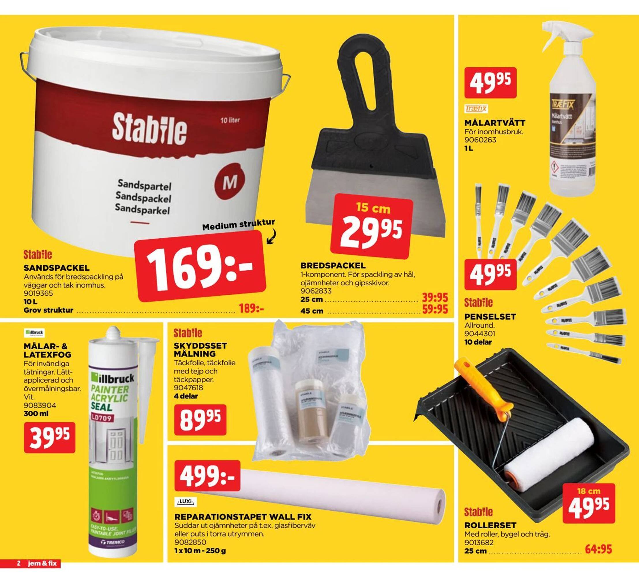 Jem&amp;Fix reklamblad