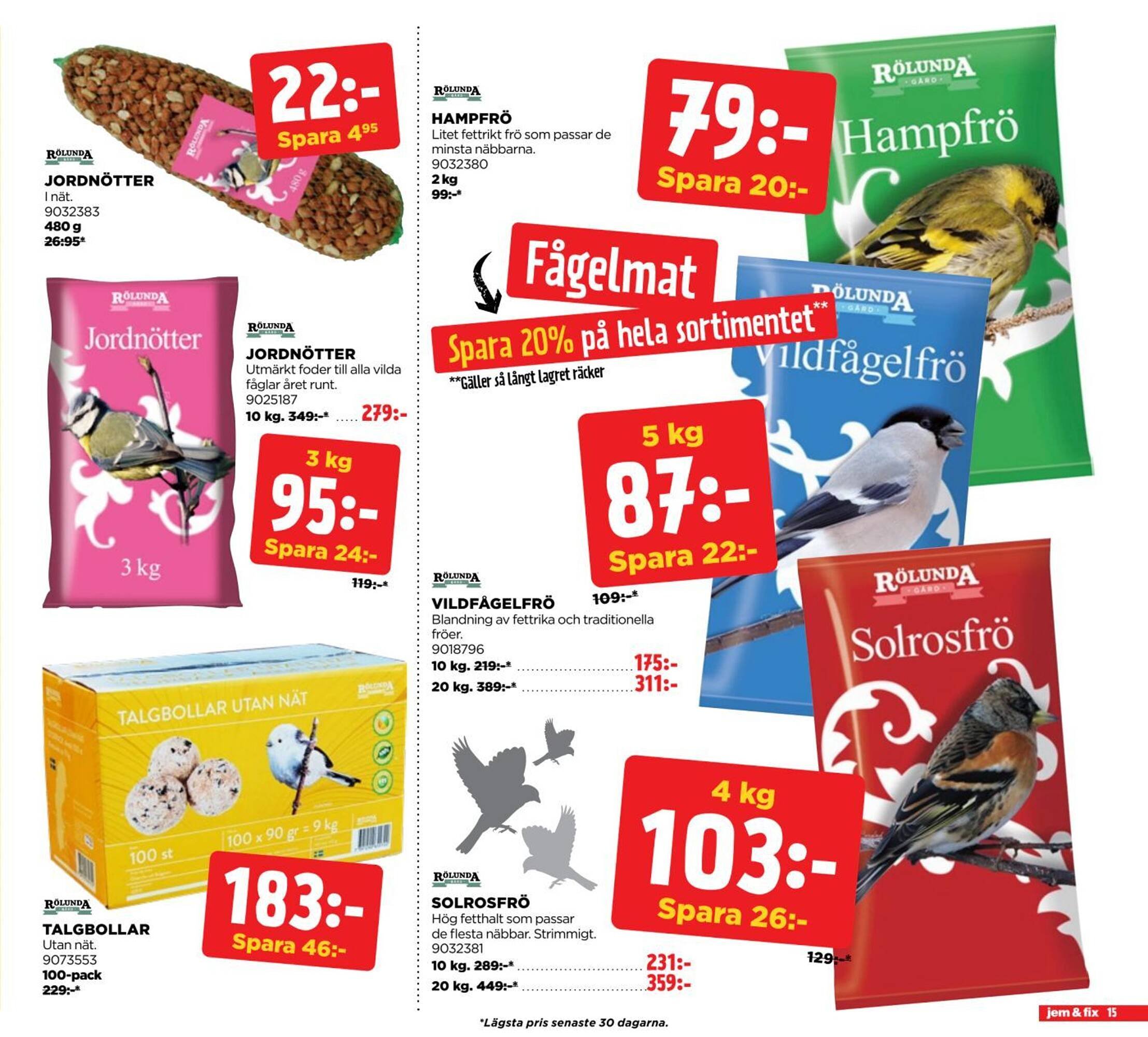 Jem&amp;Fix reklamblad