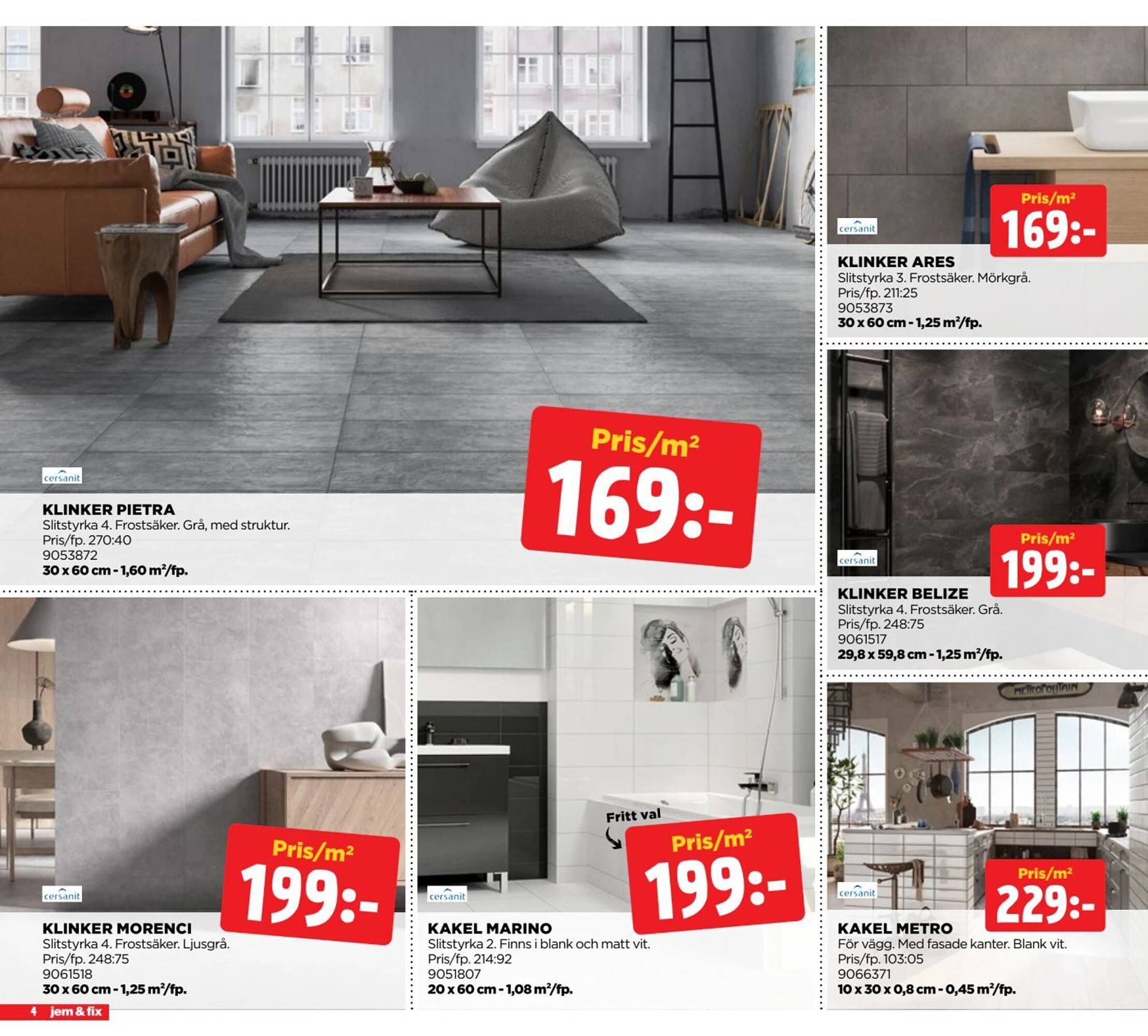 Jem&amp;Fix reklamblad