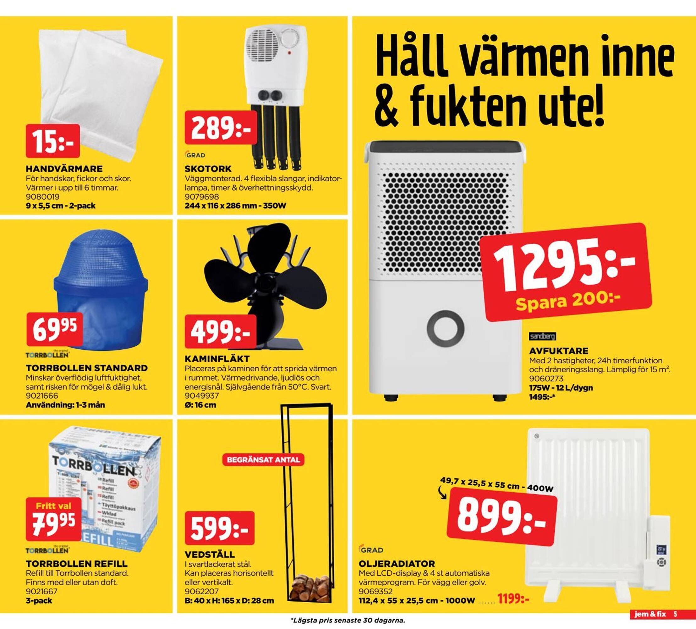 Jem&amp;Fix reklamblad