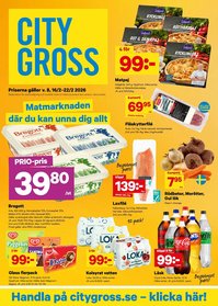 City Gross reklamblad
