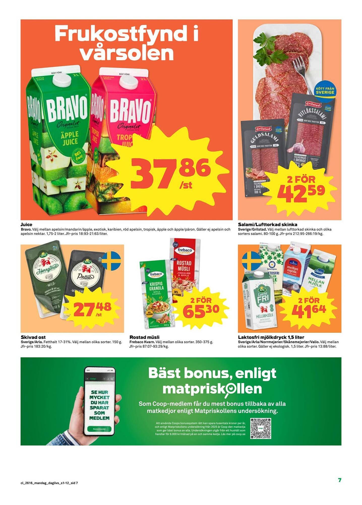 Coop Daglivs reklamblad