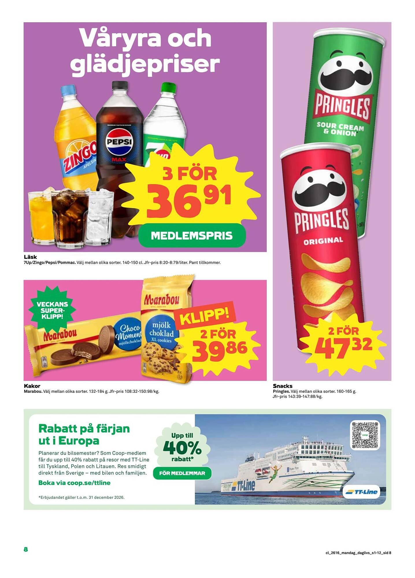 Coop Daglivs reklamblad