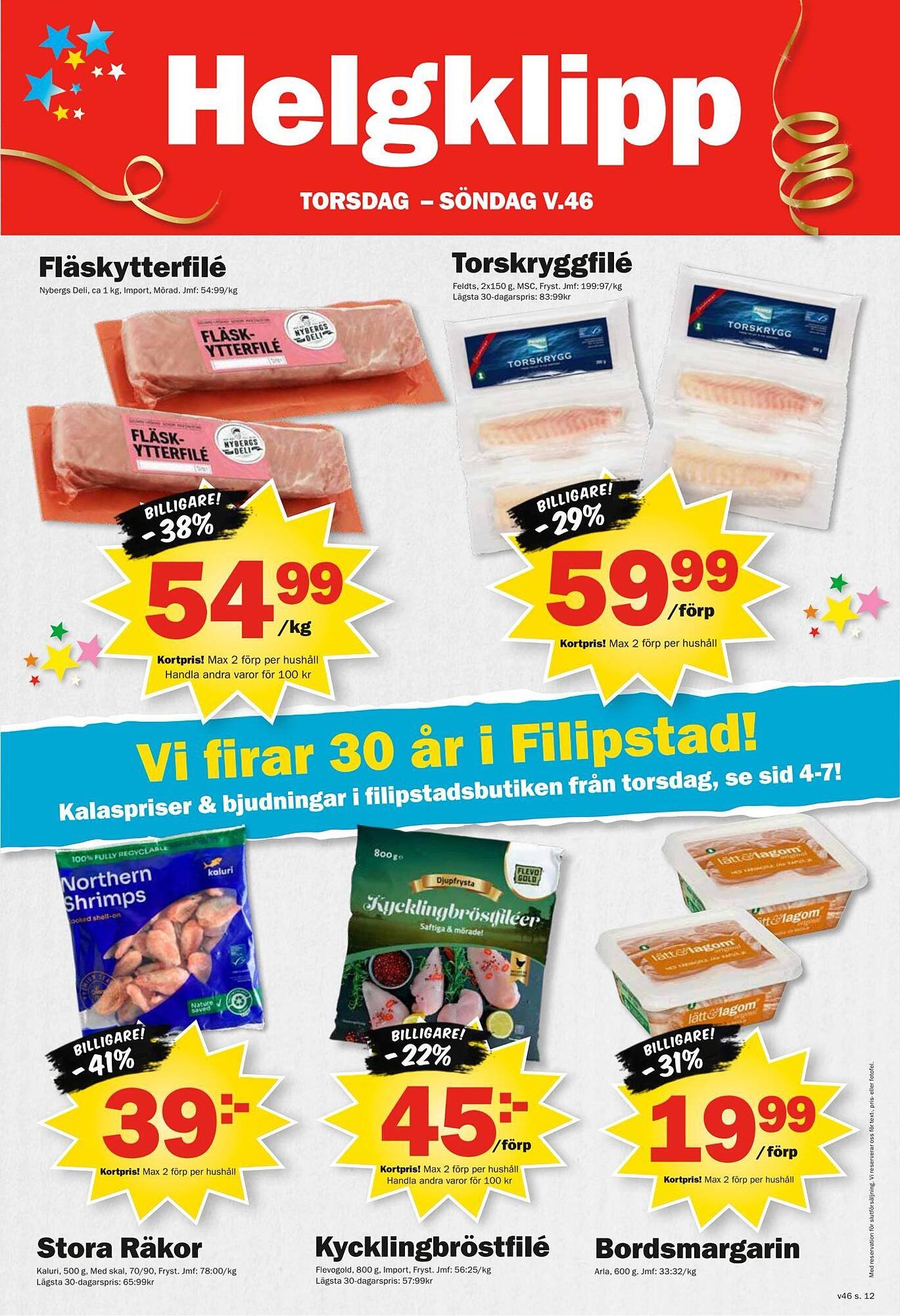 Pekås reklamblad