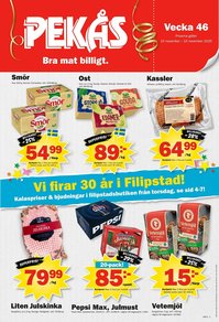 Pekås reklamblad