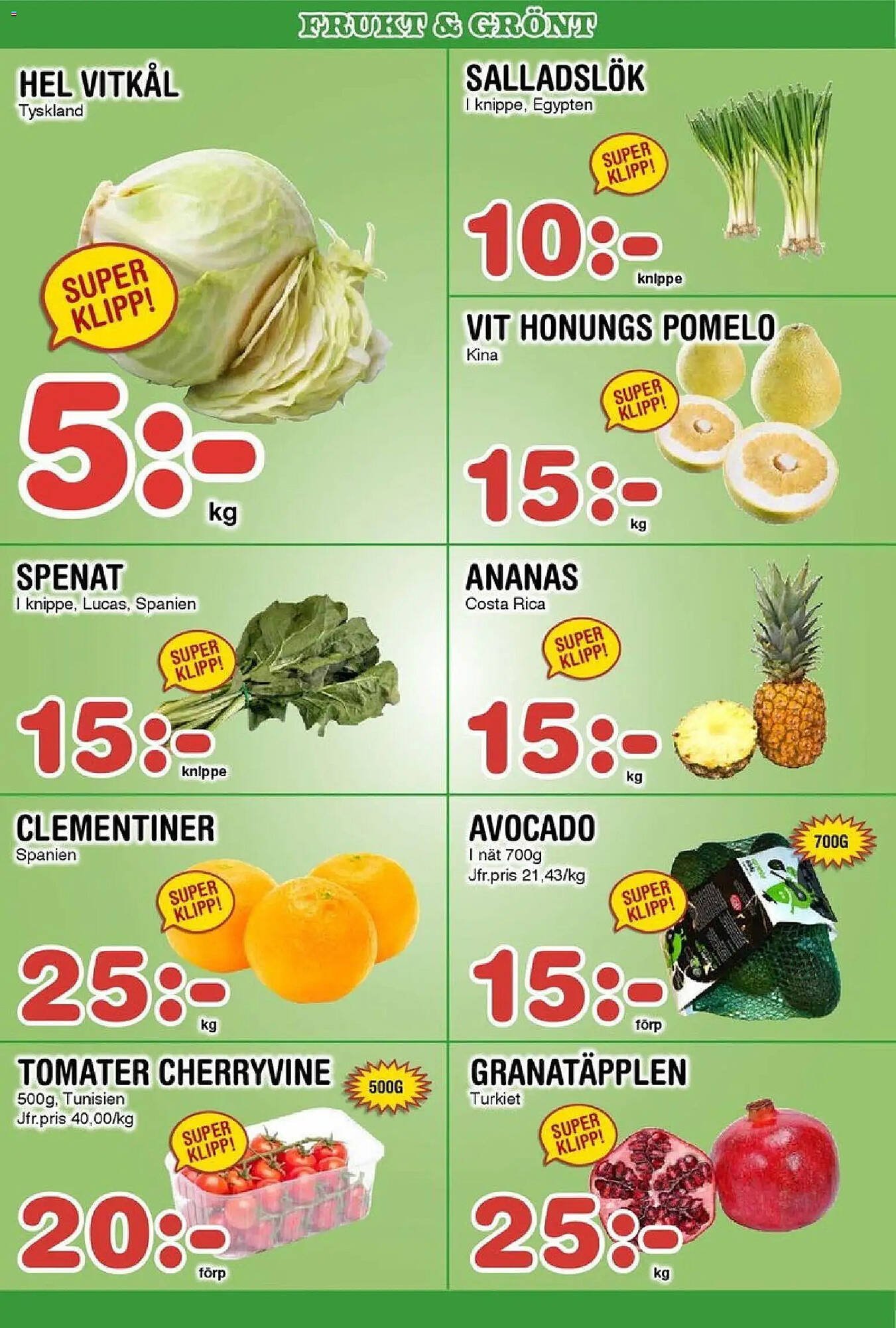 Nya Pulsen reklamblad