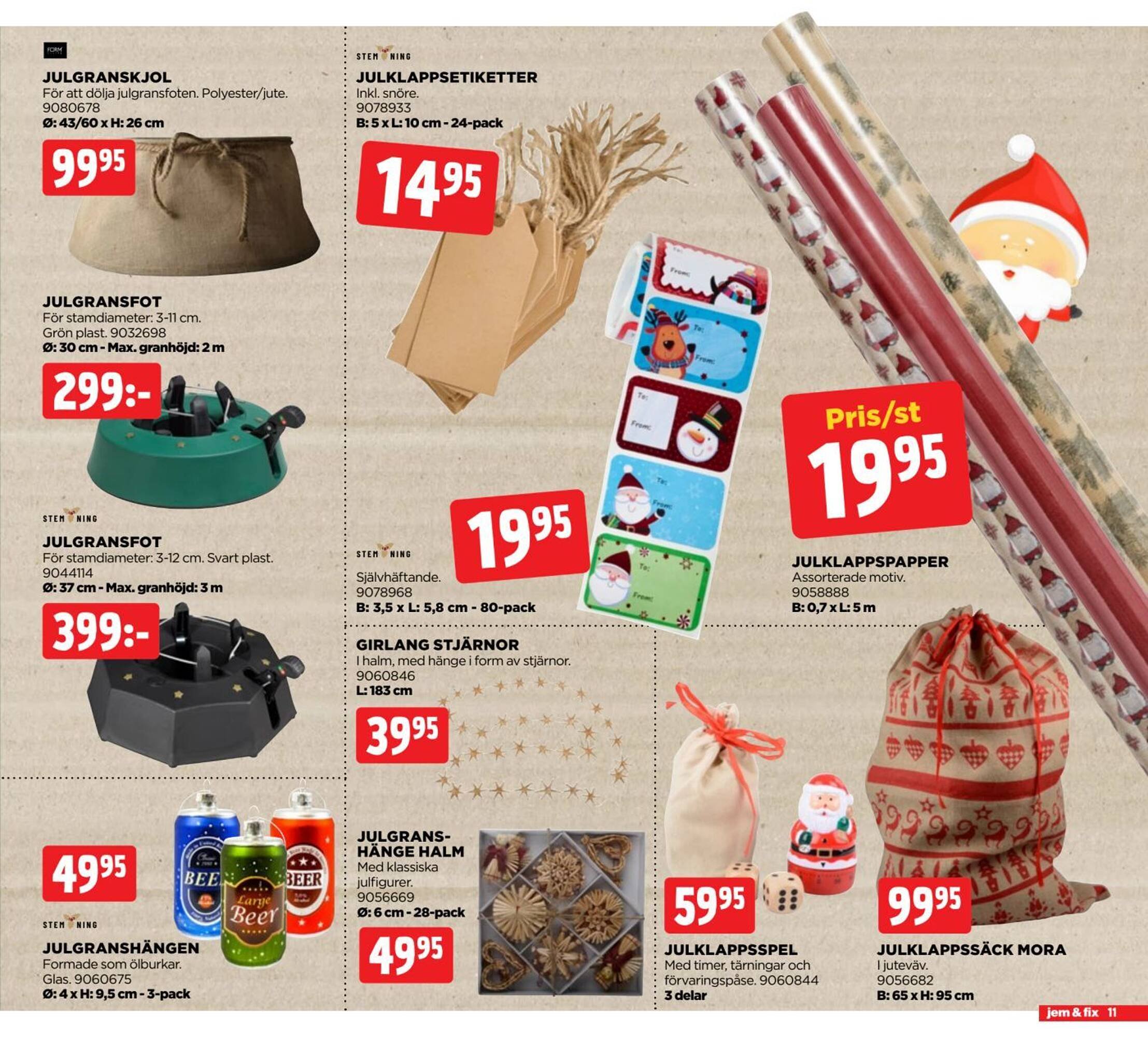 Jem&amp;Fix reklamblad (2025-12-08 - 2025-12-22)