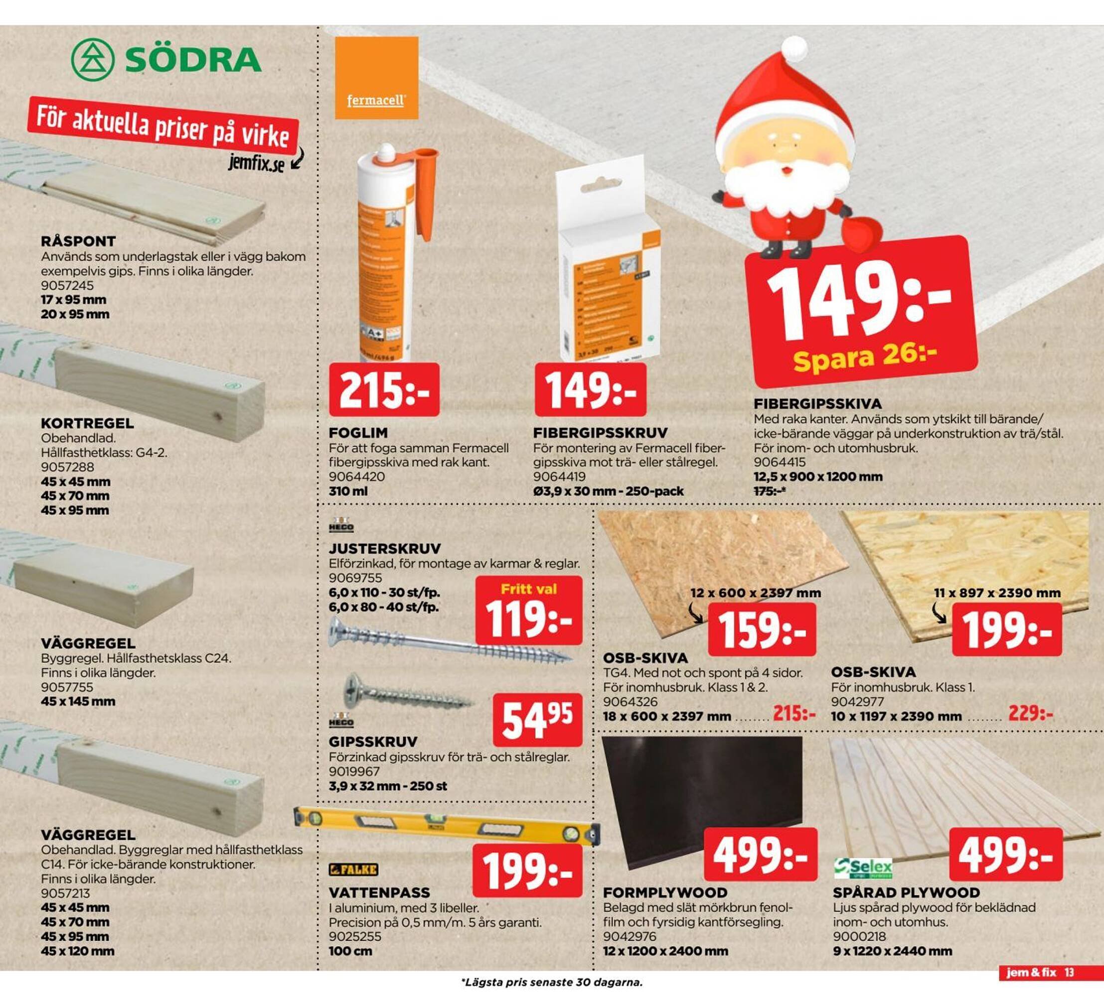 Jem&amp;Fix reklamblad (2025-12-08 - 2025-12-22)