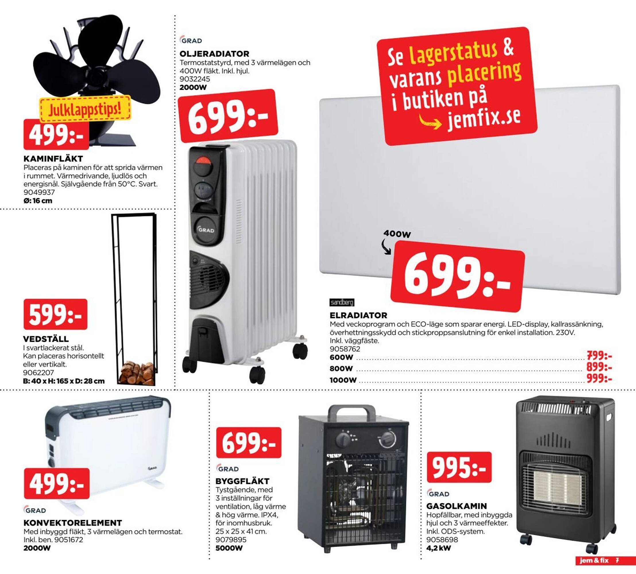 Jem&amp;Fix reklamblad (2025-12-08 - 2025-12-22)