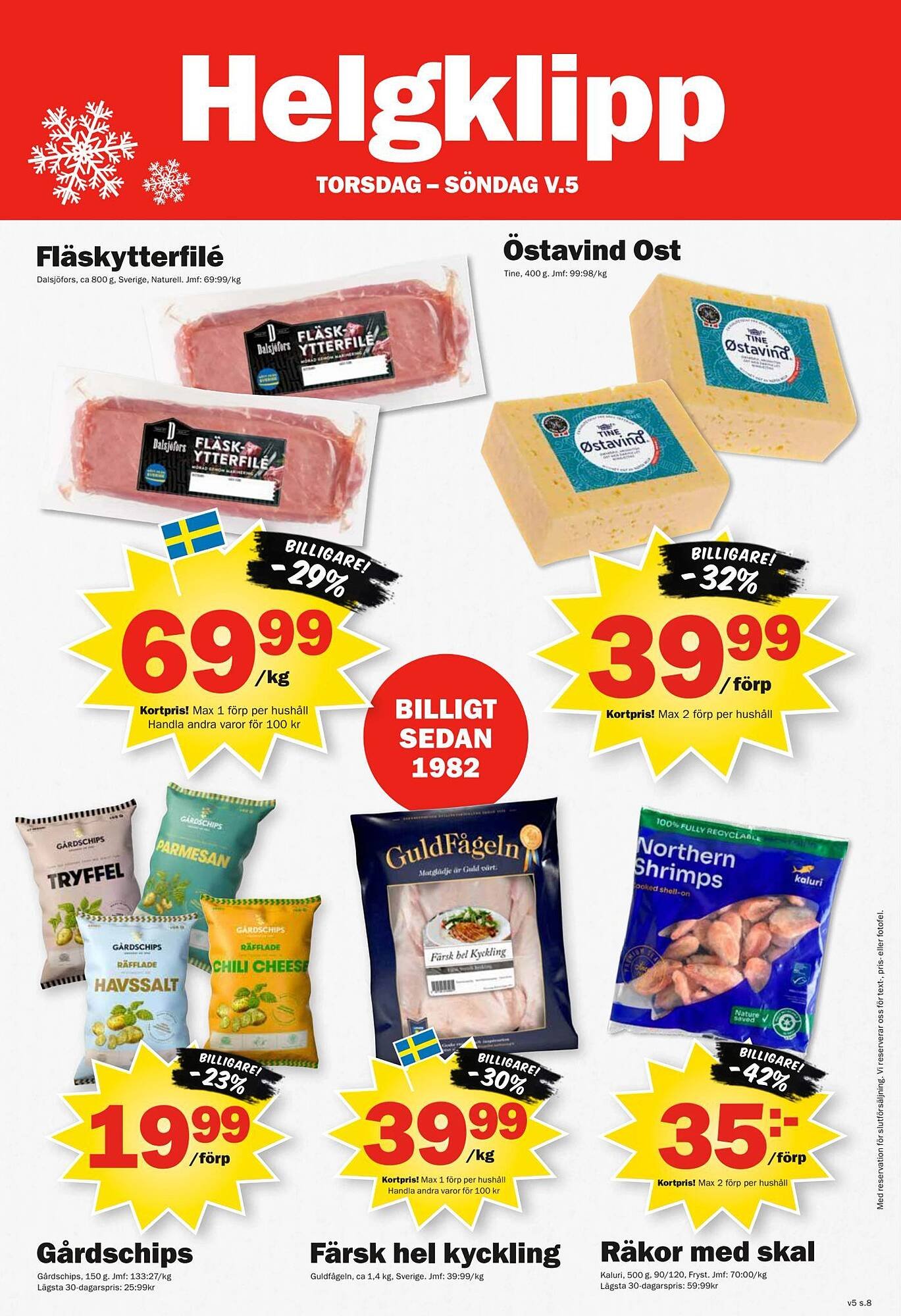 Pekås reklamblad