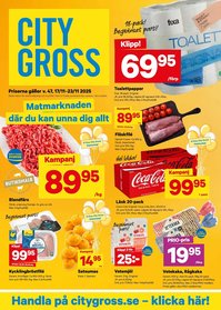 City Gross reklamblad