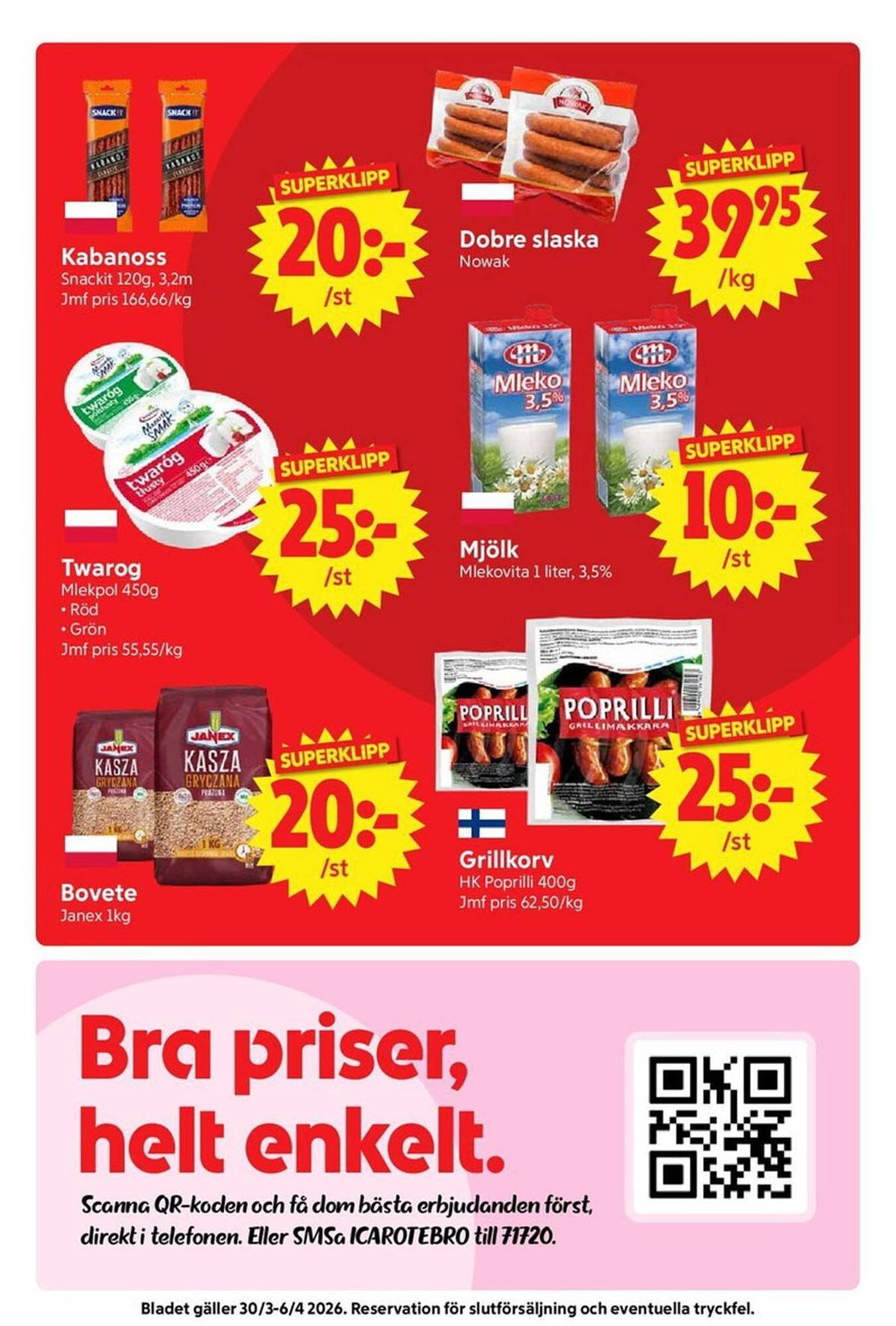 Nya Pulsen reklamblad