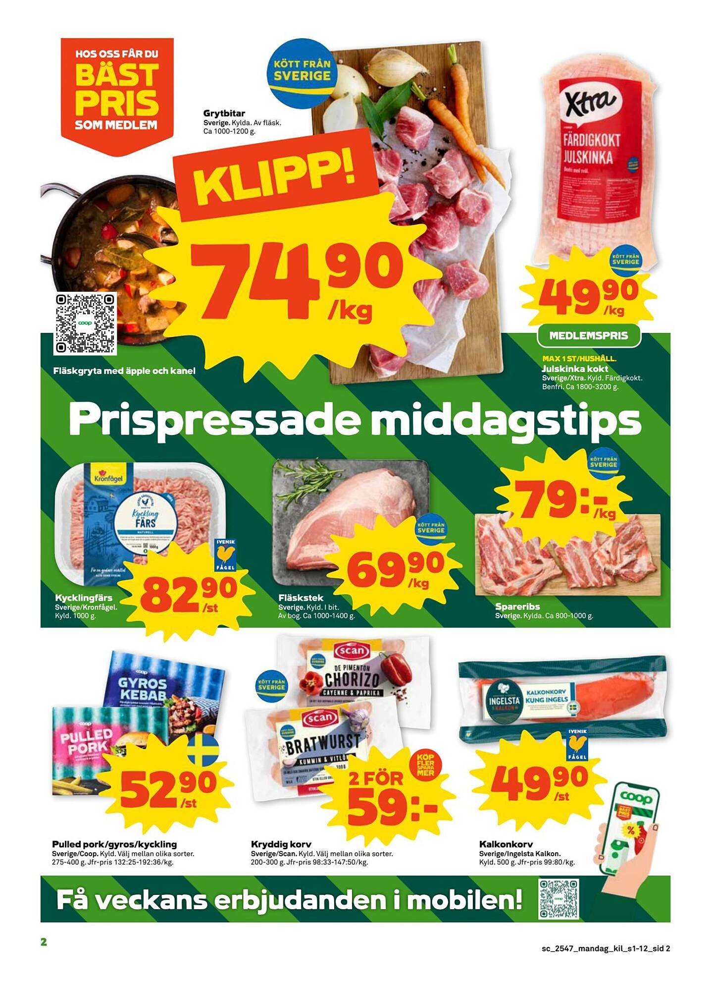 Coop reklamblad