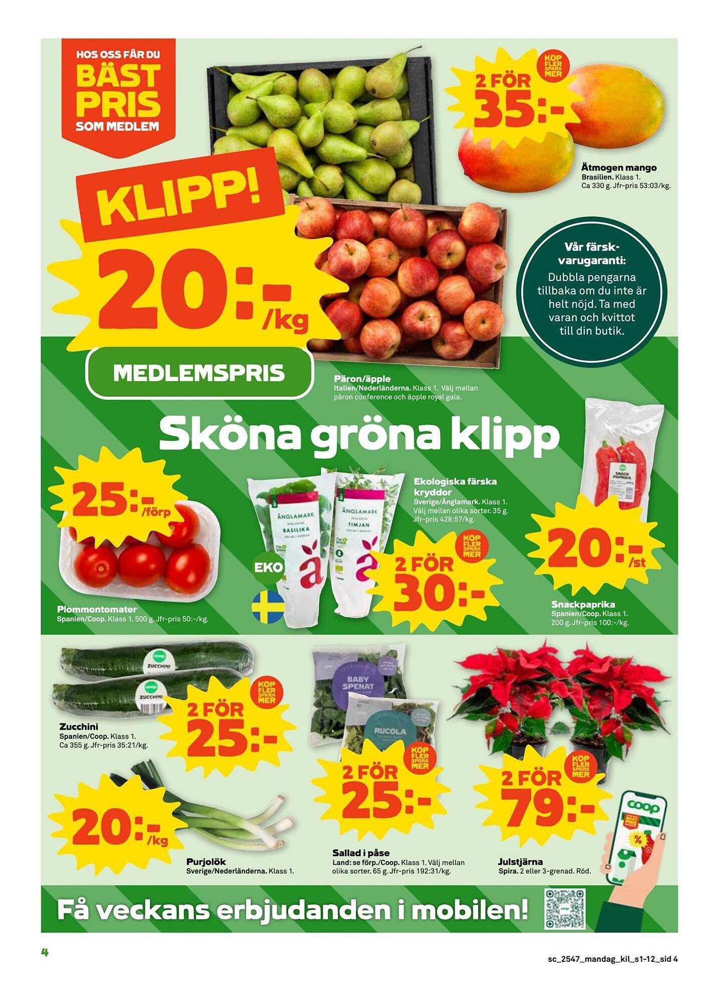 Coop reklamblad