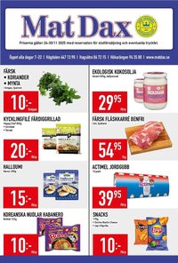 Matdax reklamblad