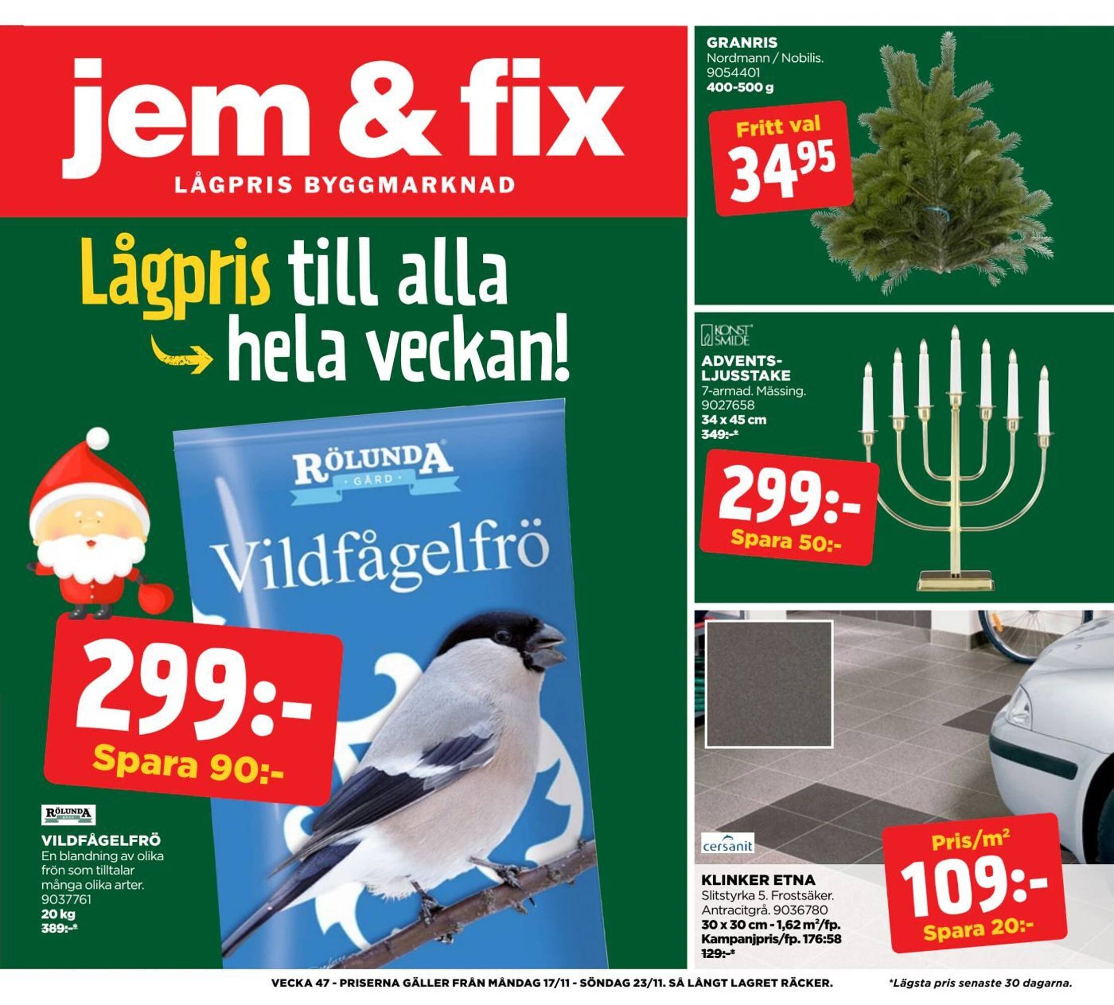 Jem&amp;Fix reklamblad