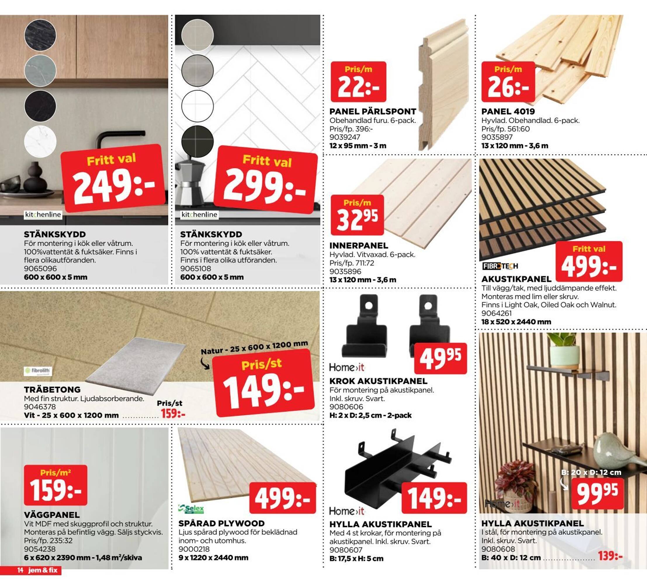 Jem&amp;Fix reklamblad