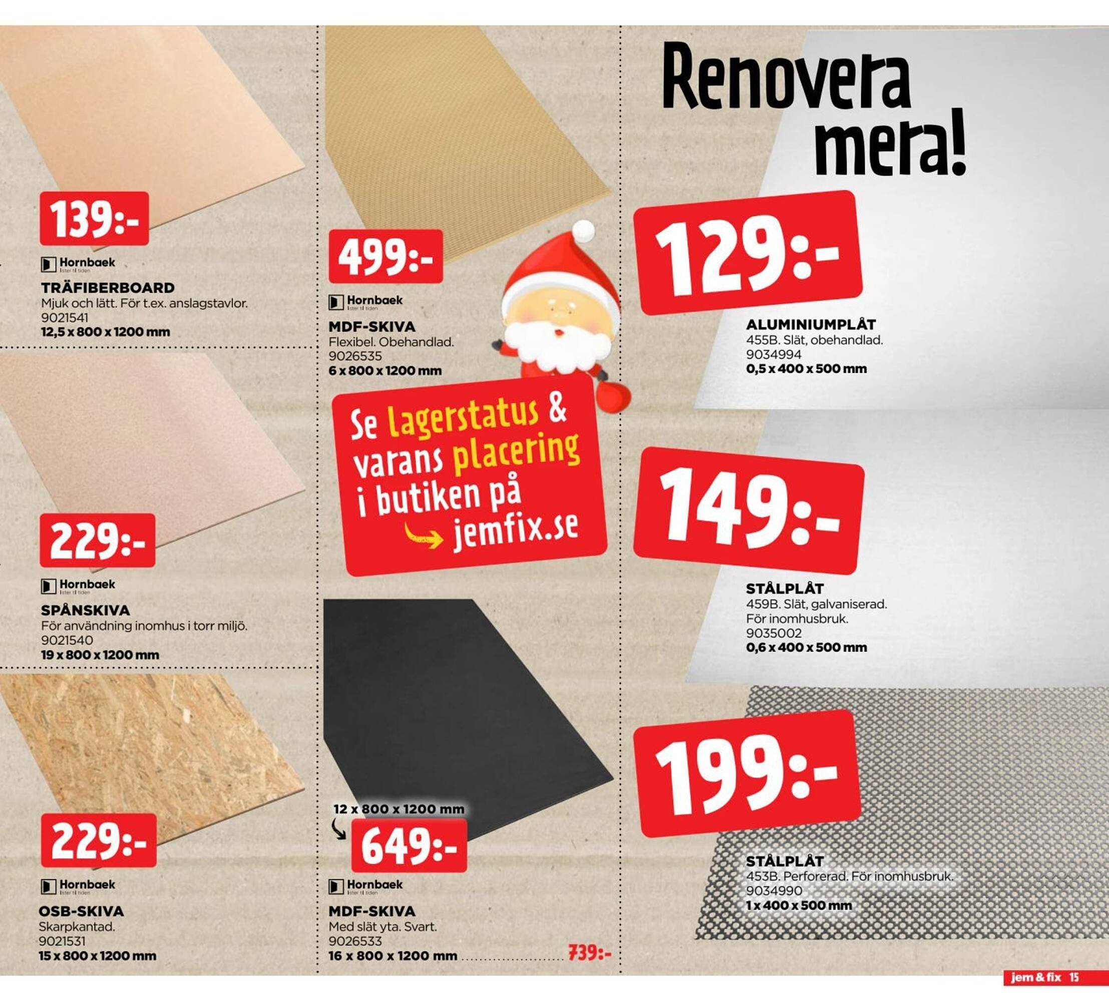 Jem&amp;Fix reklamblad