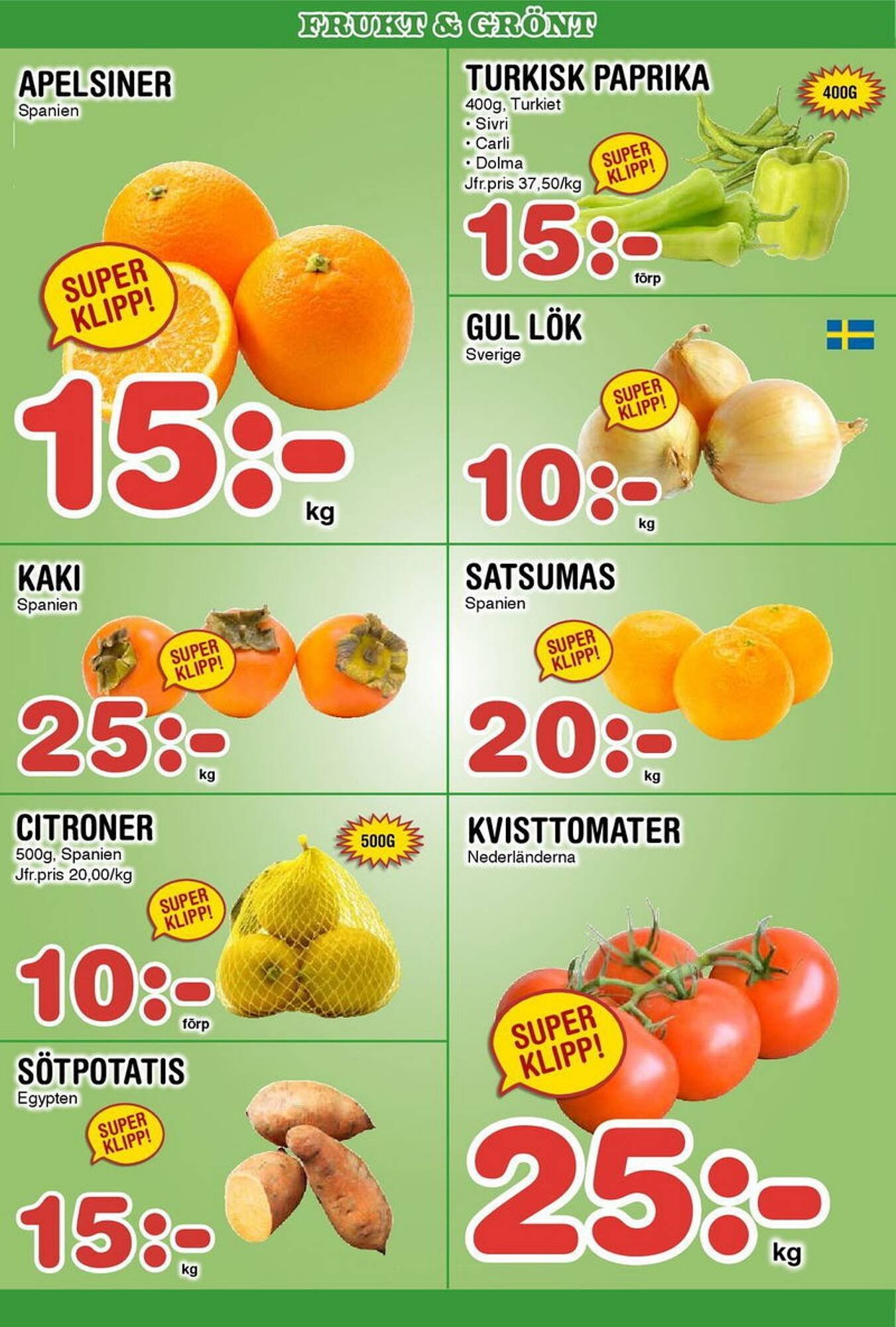 Nya Pulsen reklamblad
