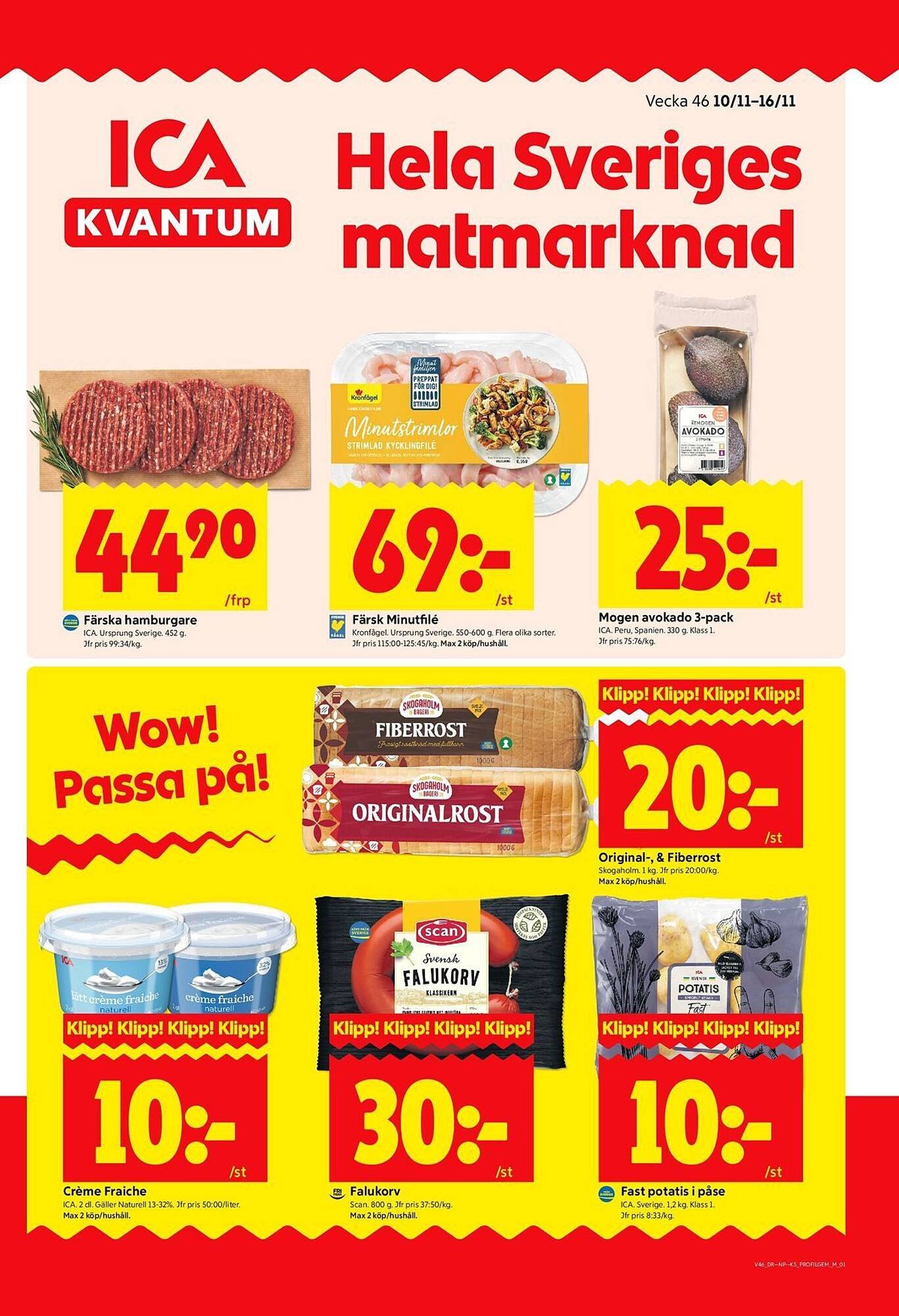 ICA Kvantum reklamblad (2025-11-10 - 2025-11-16)
