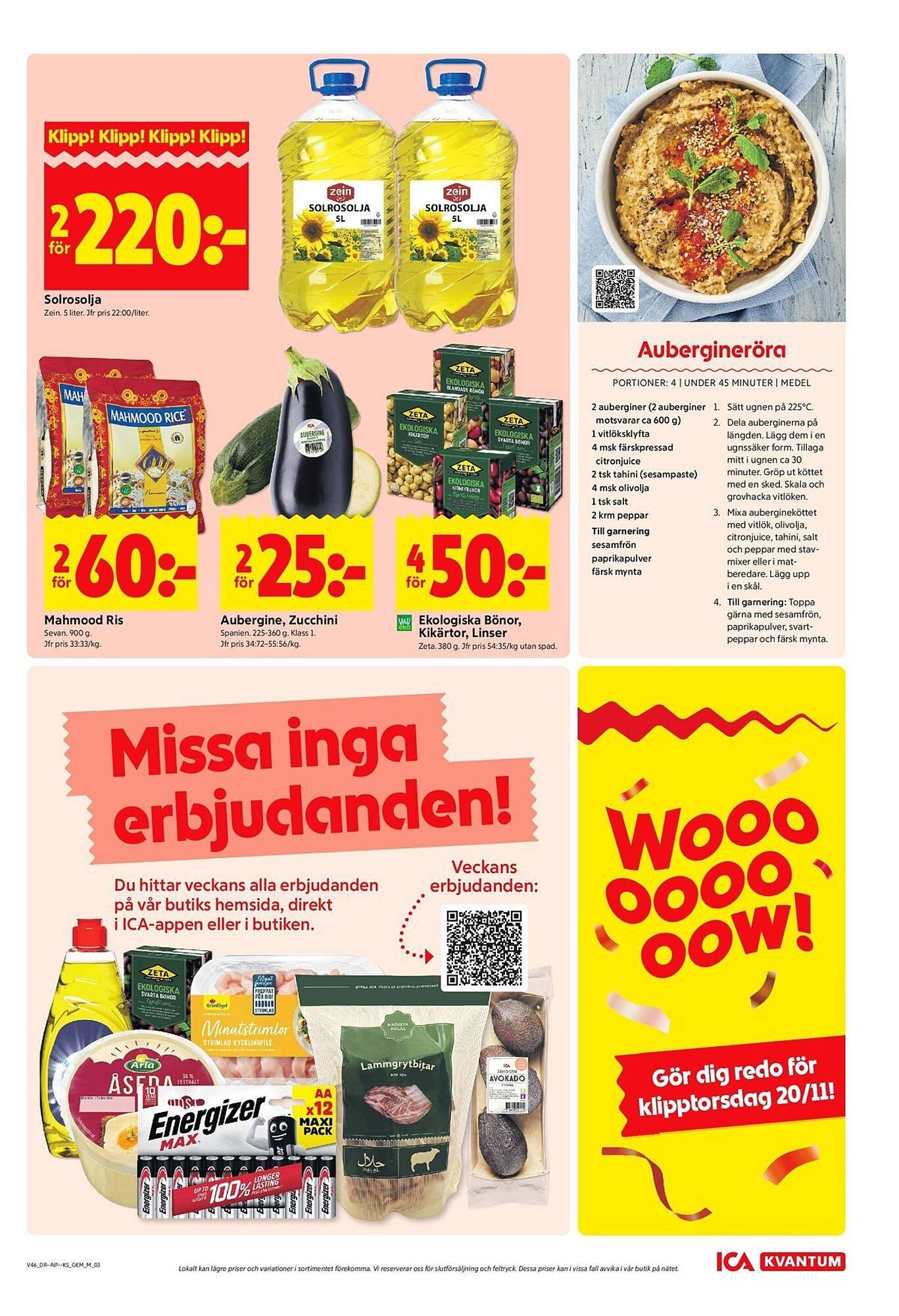 ICA Kvantum reklamblad (2025-11-10 - 2025-11-16)