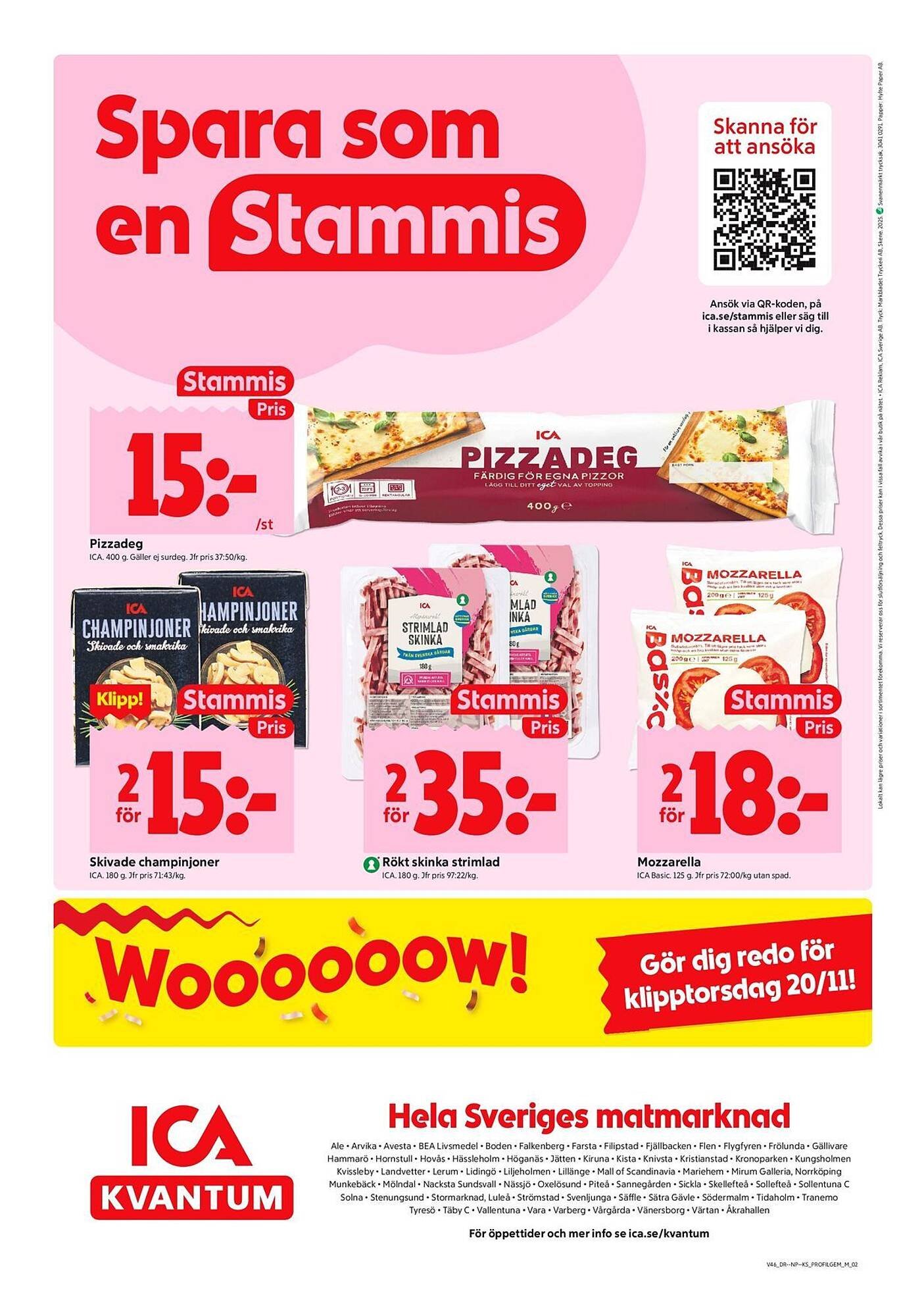 ICA Kvantum reklamblad (2025-11-10 - 2025-11-16)