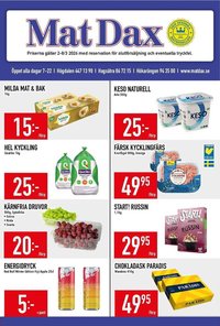 Matdax reklamblad