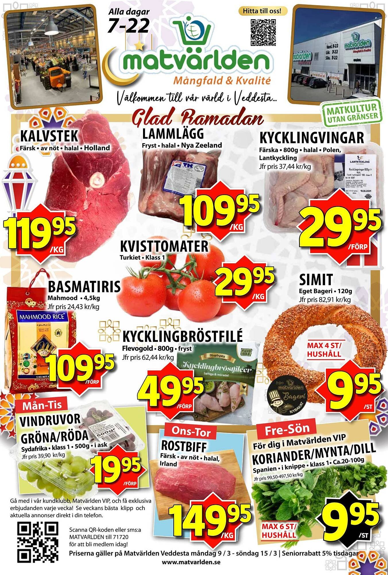 Matvärlden Tensta reklamblad