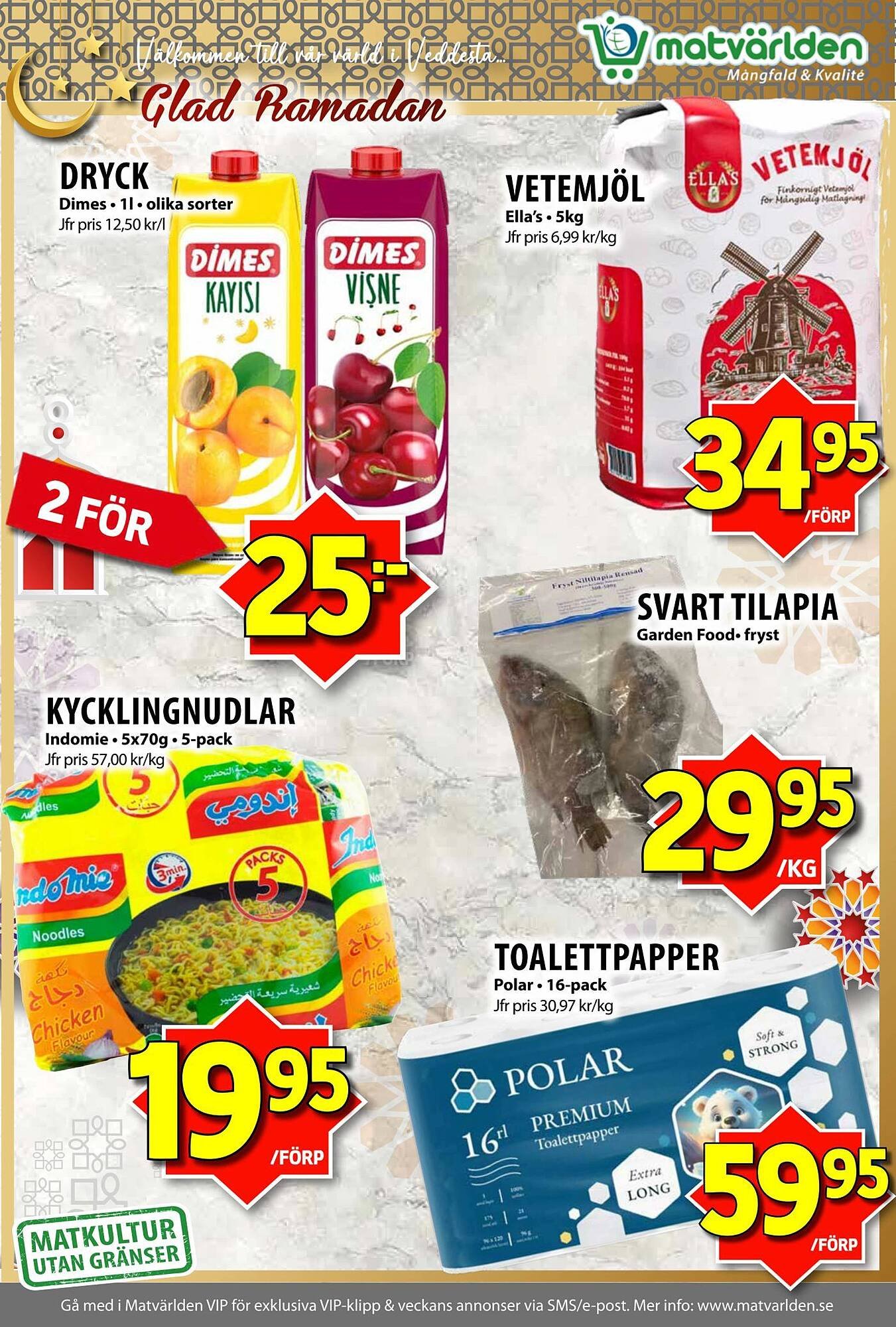 Matvärlden Tensta reklamblad