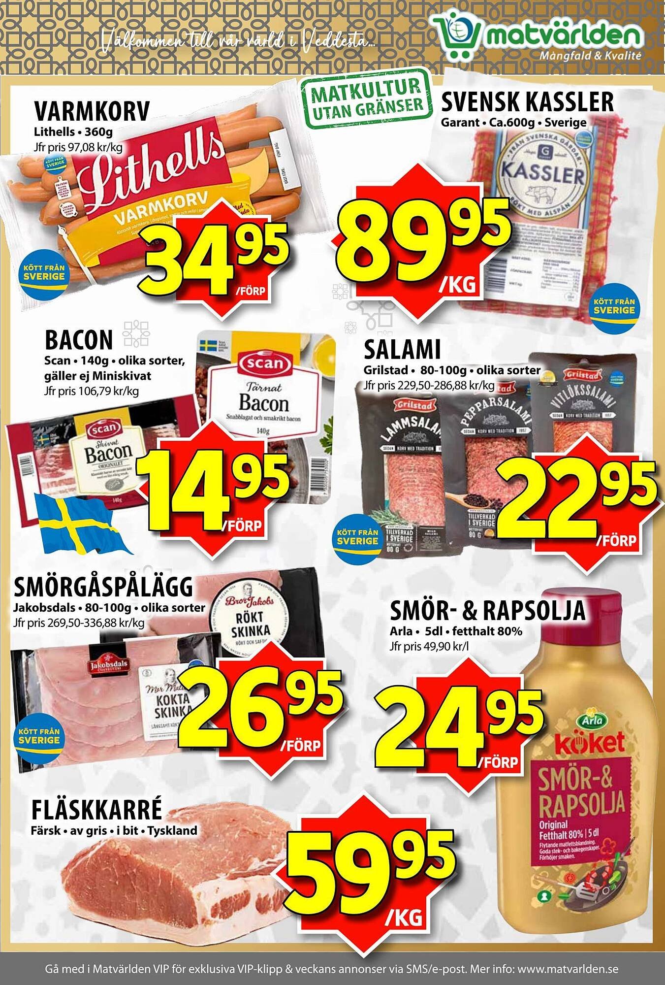Matvärlden Tensta reklamblad