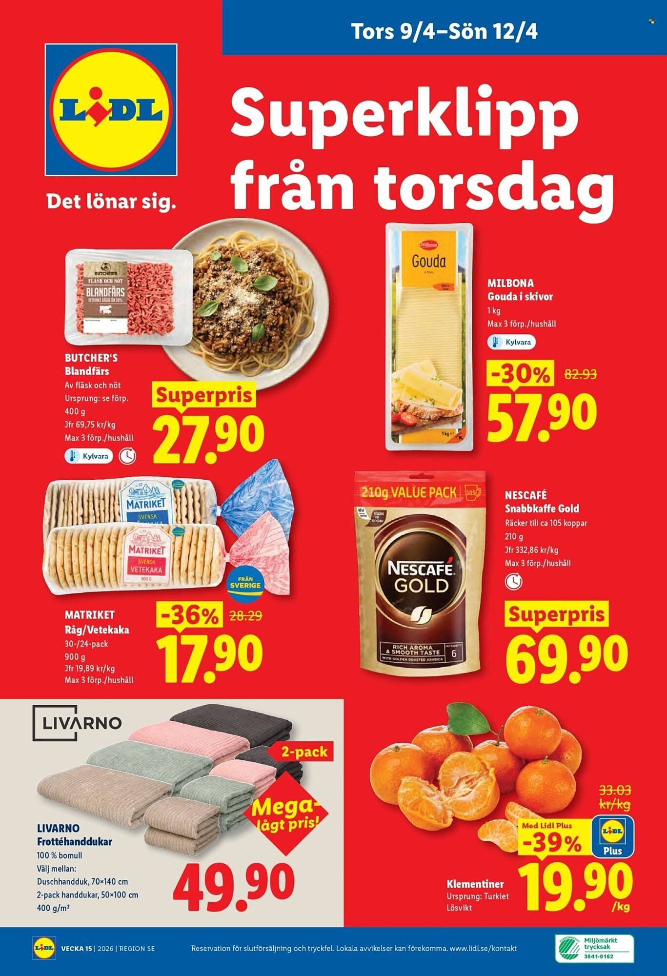 Lidl reklamblad