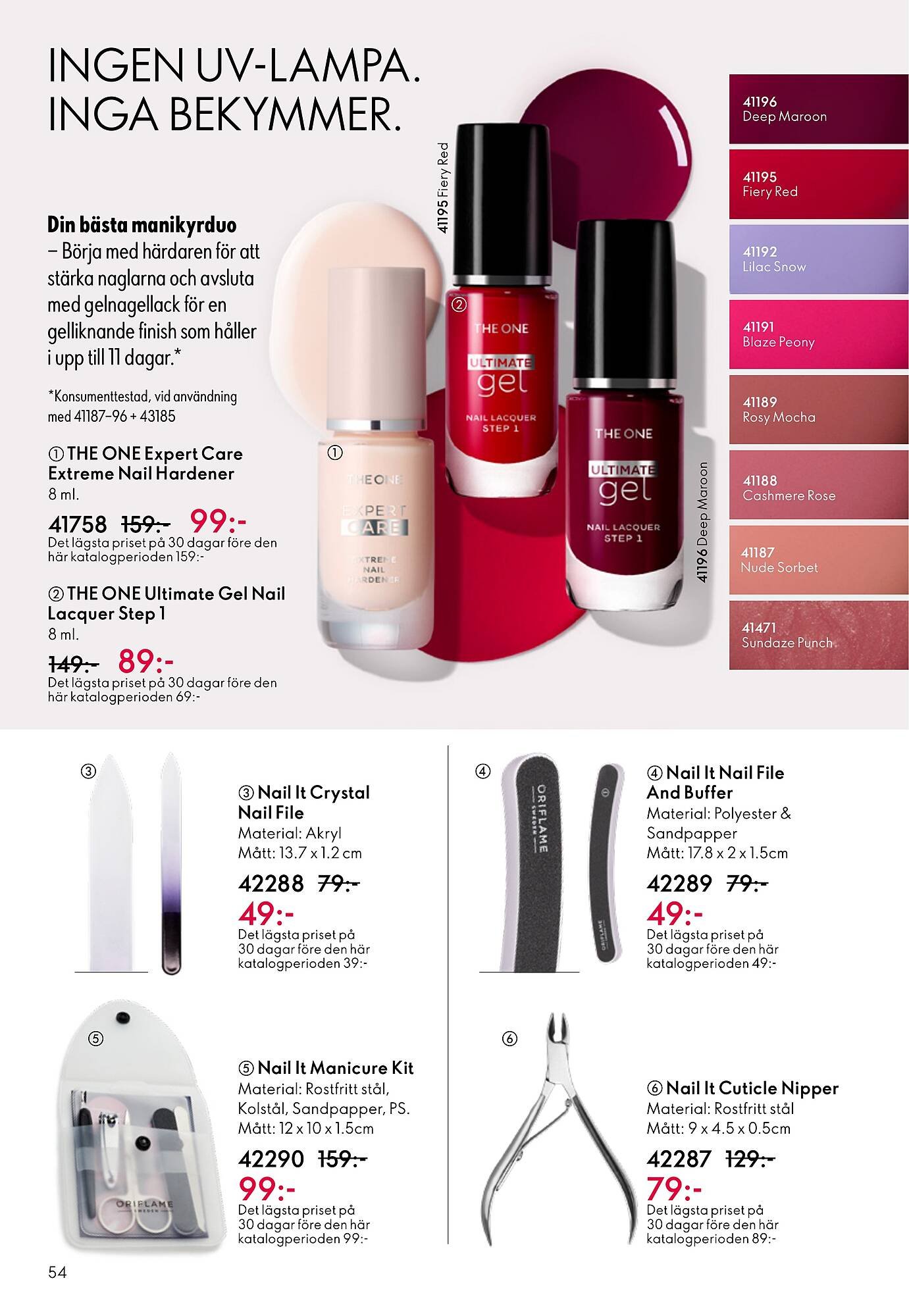 Oriflame reklamblad