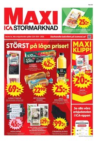 ICA Maxi reklamblad