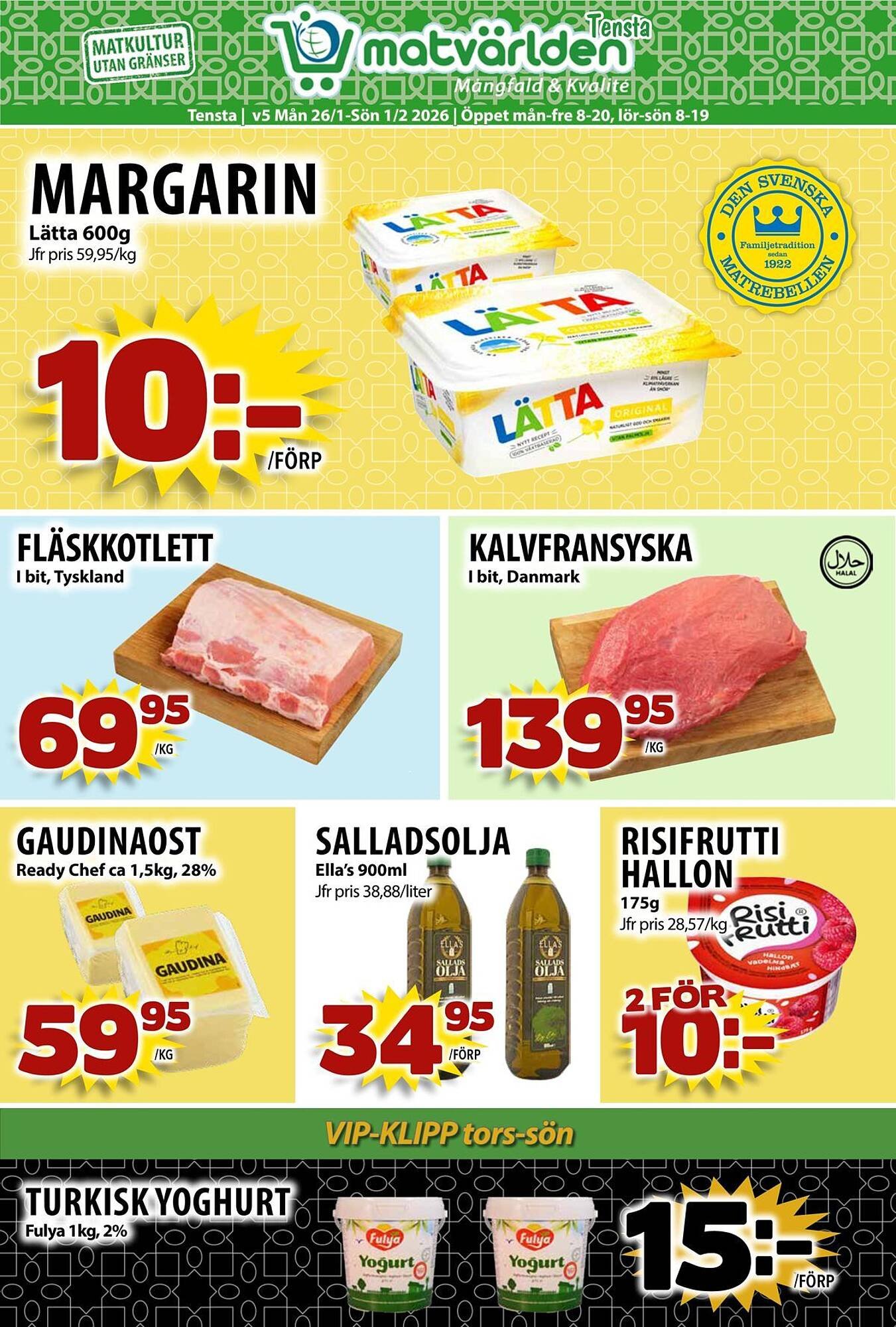 Matvärlden Tensta reklamblad