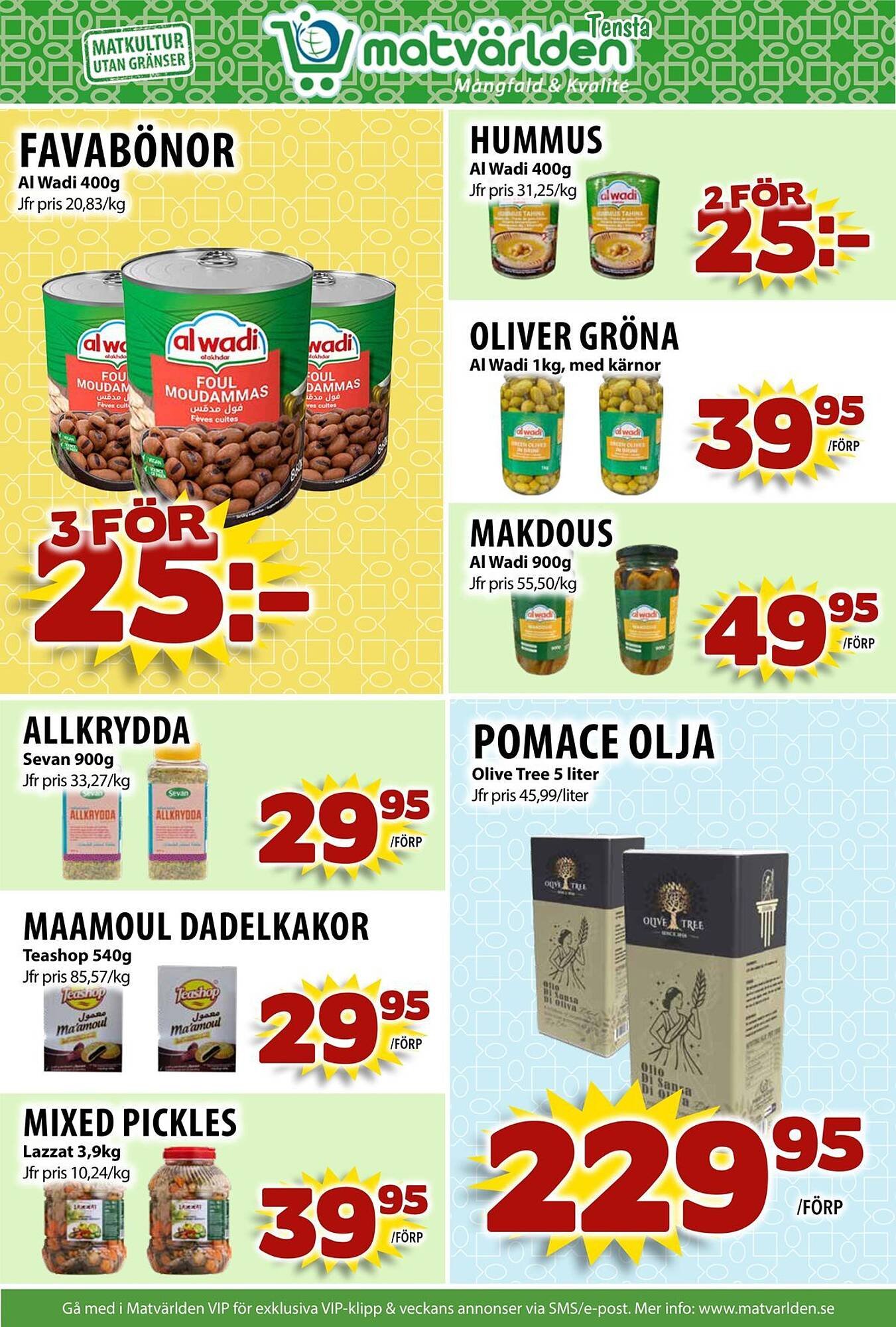 Matvärlden Tensta reklamblad