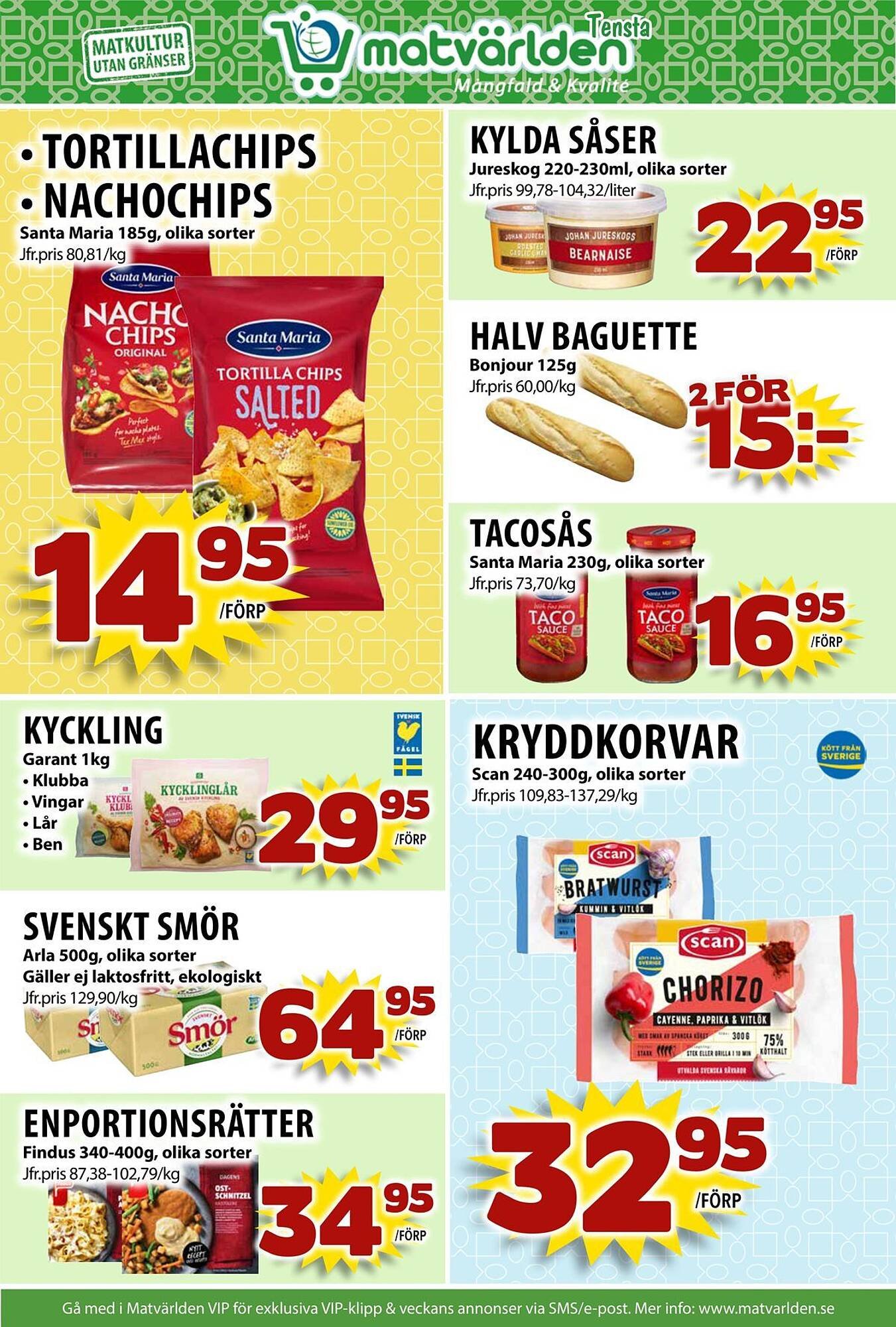 Matvärlden Tensta reklamblad