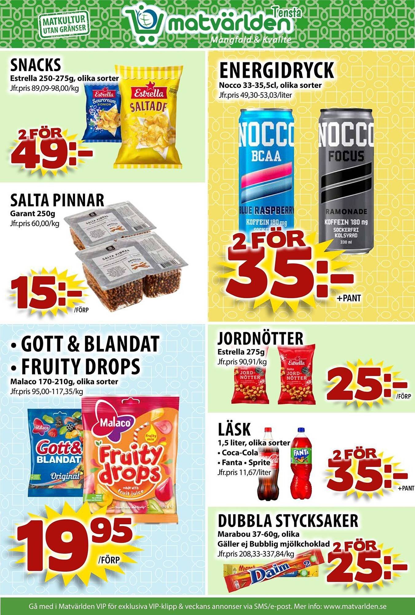 Matvärlden Tensta reklamblad
