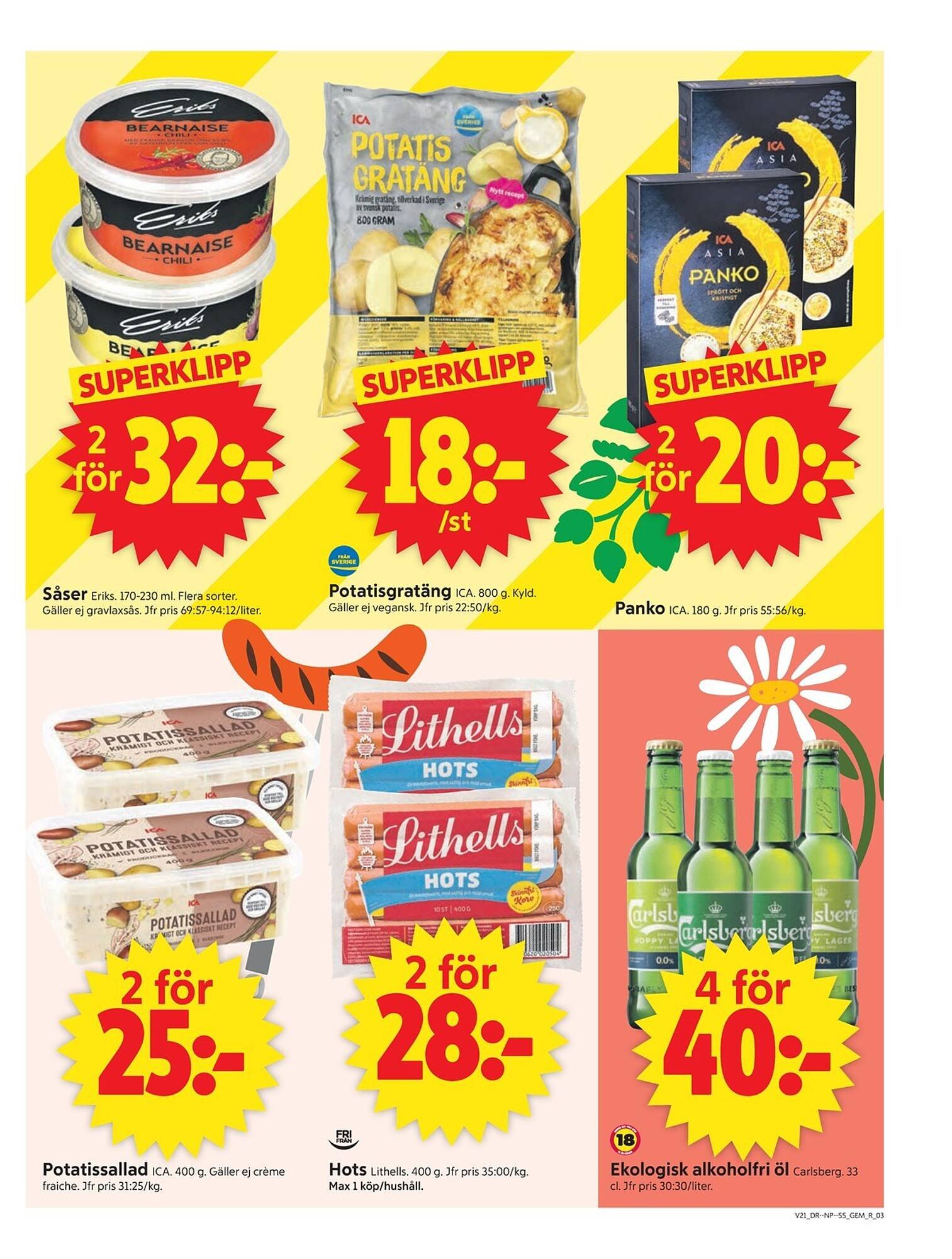 ICA Supermarket reklamblad