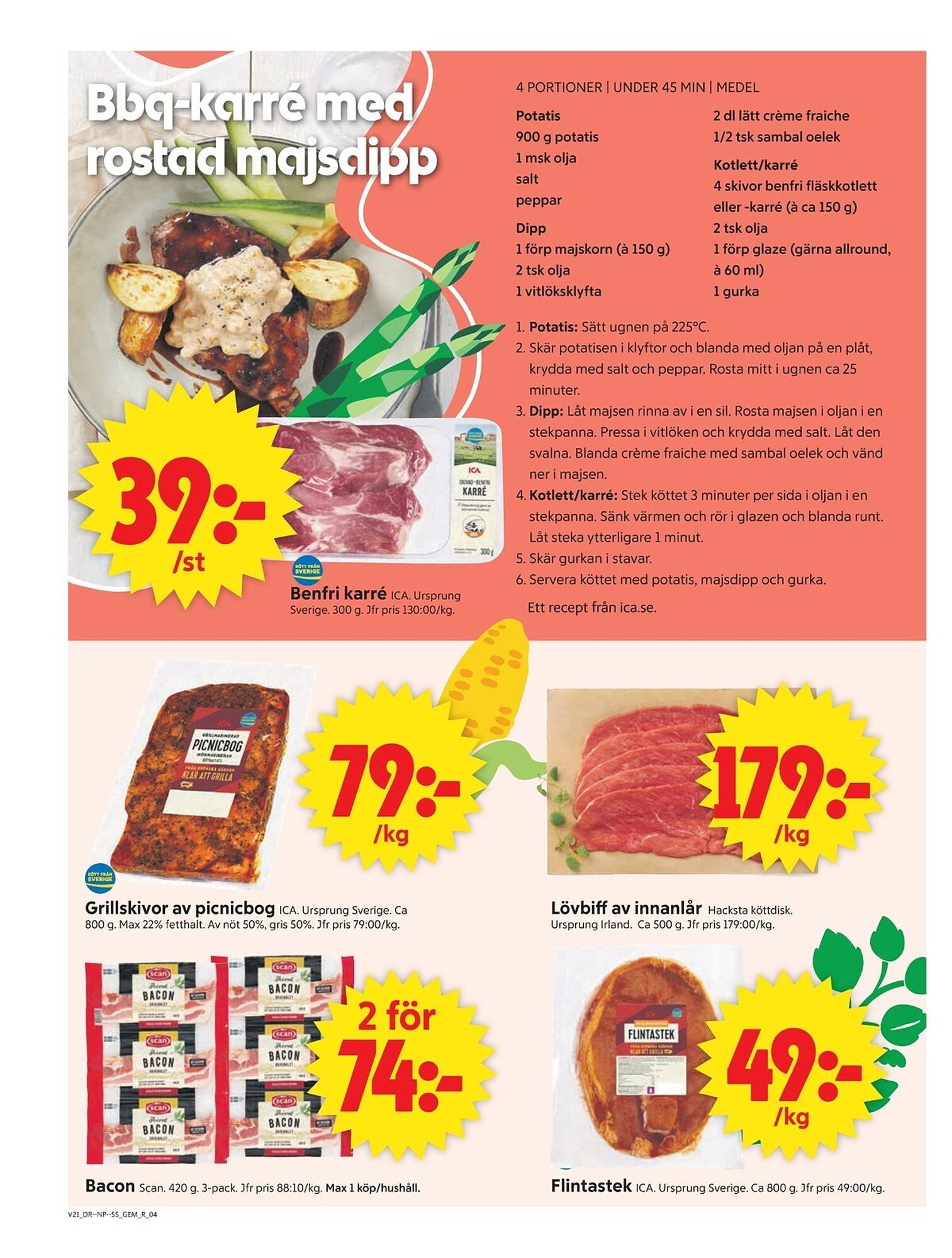 ICA Supermarket reklamblad