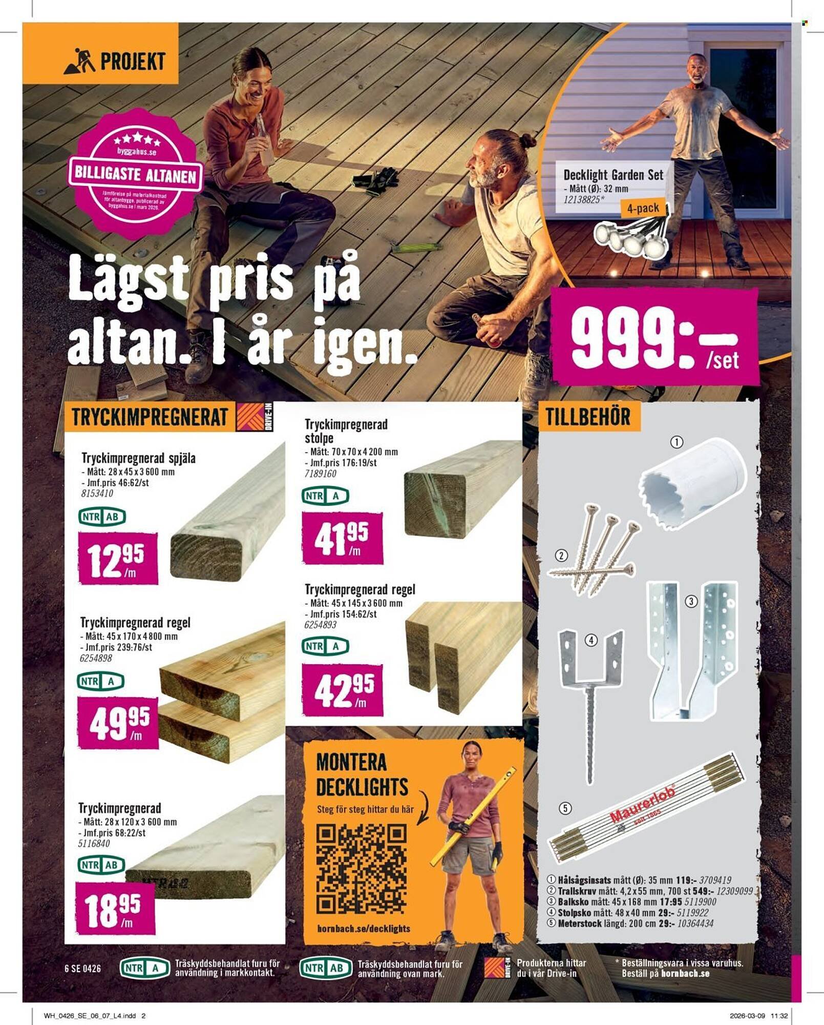 Hornbach reklamblad