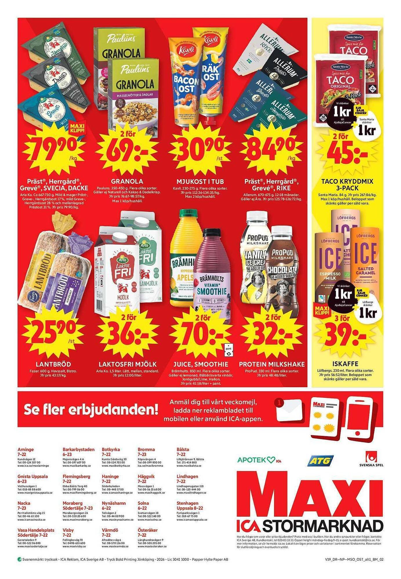 ICA Maxi reklamblad