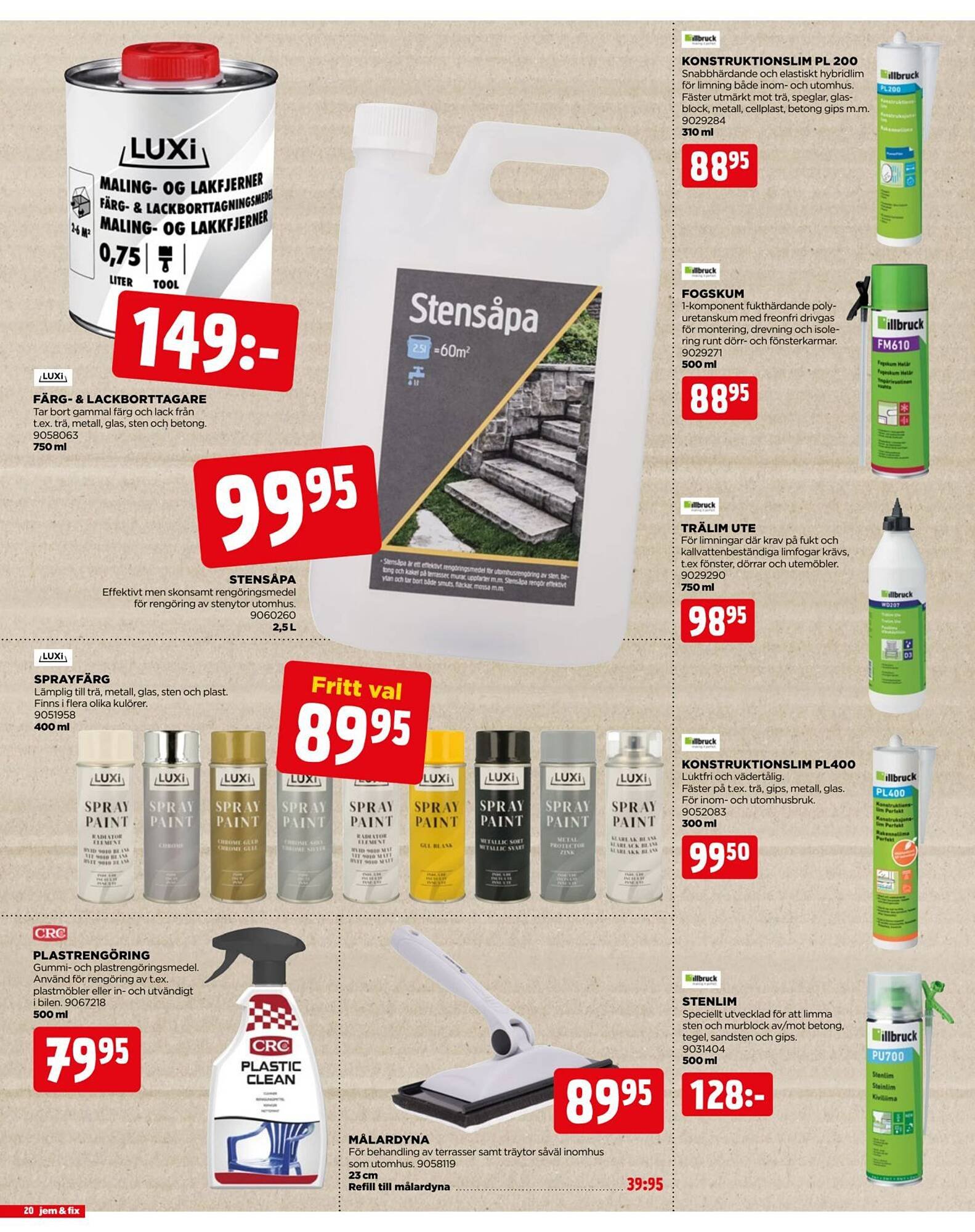 Jem&amp;Fix reklamblad
