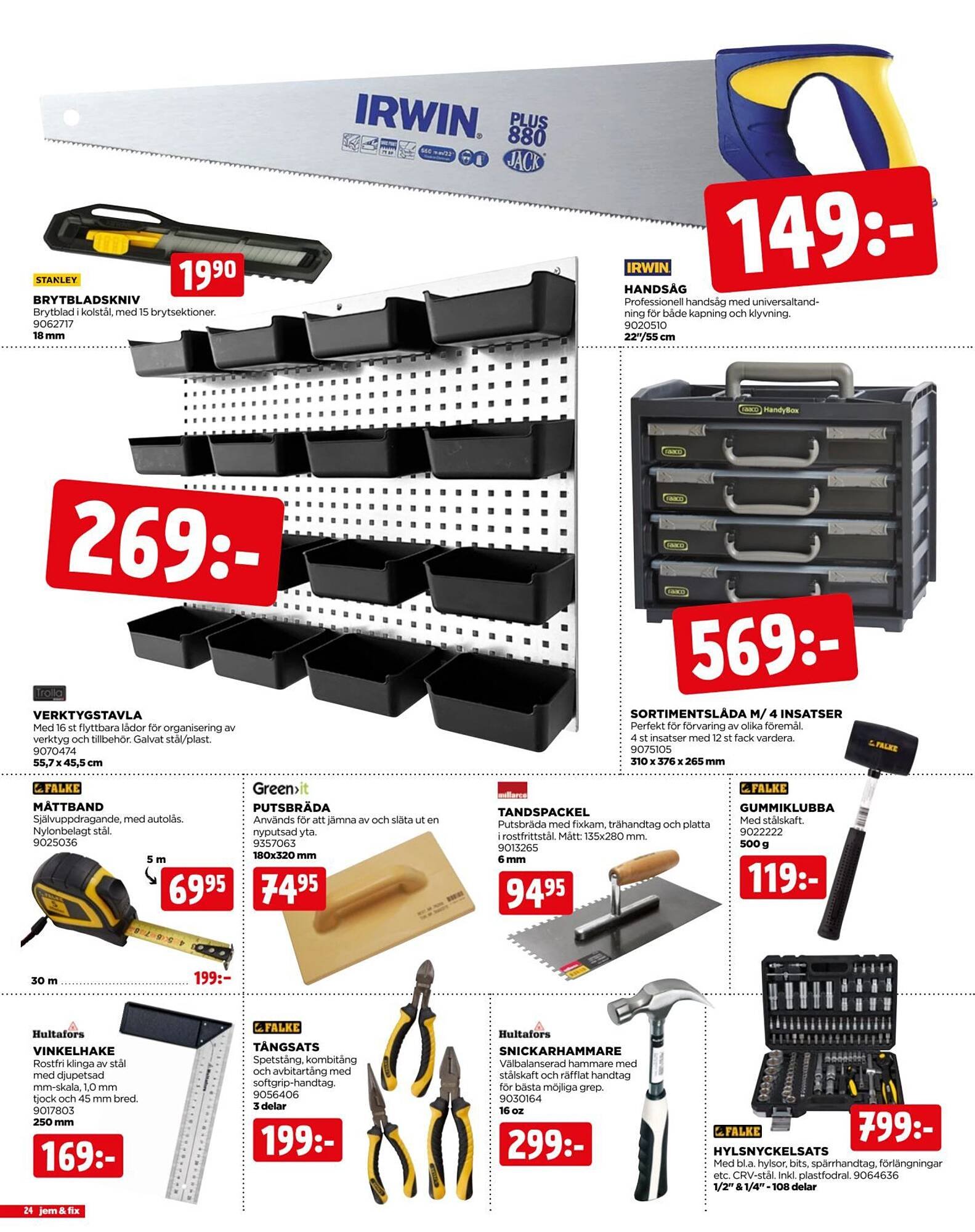Jem&amp;Fix reklamblad