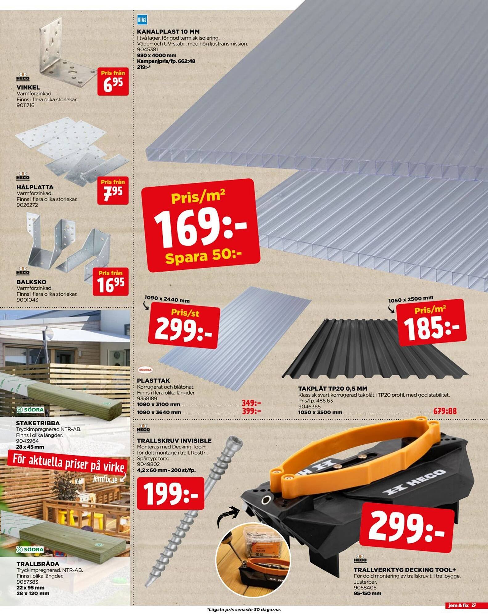 Jem&amp;Fix reklamblad